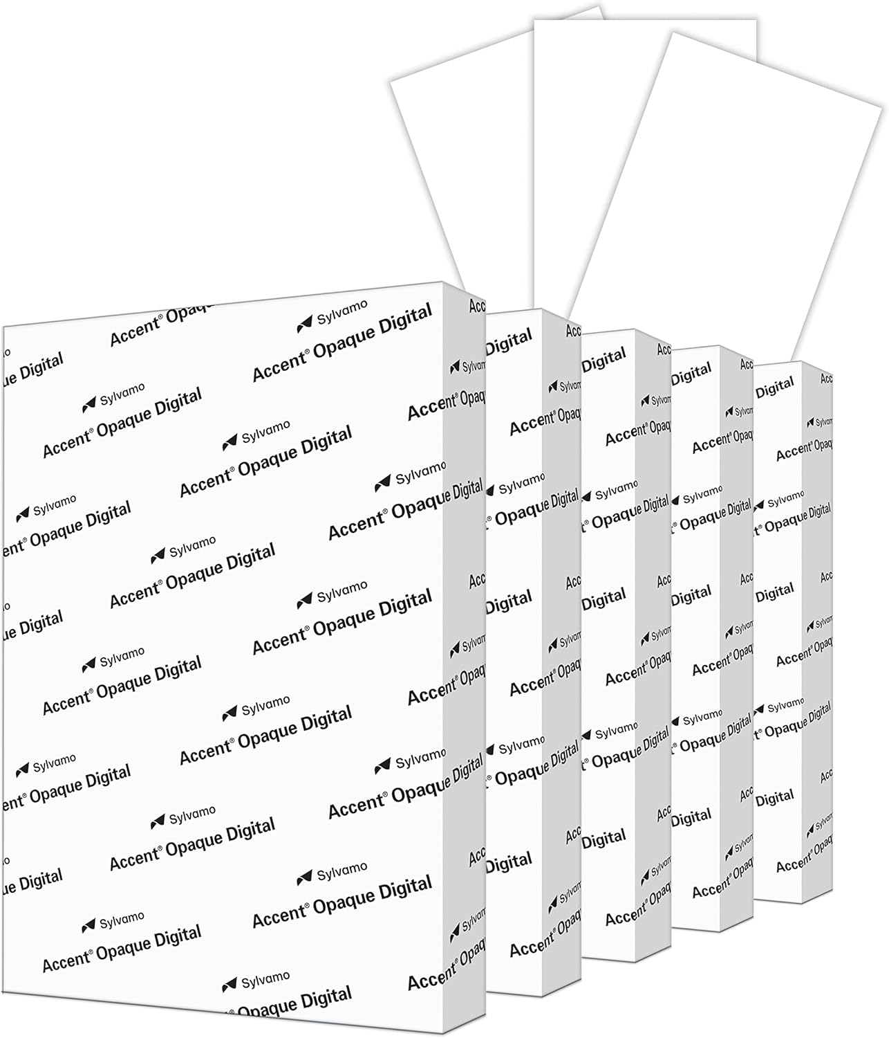 Accent Opaque White Printer Paper, 13” x 19” 32lb Bond/80lb Text Copy Paper – Premium Super Smooth Computer Paper, 97 Bright, 118gsm – Ideal for Ink Heavy Printing – 189035C – 1,500 Sheets (5 Ream)