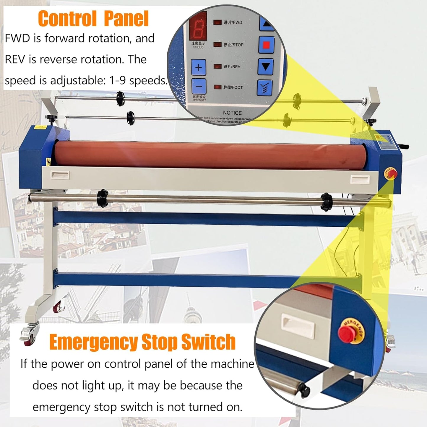 TECHTONGDA 63in Wide Format Cold Laminating Machine 110V Electric Manual Laminator Machine, Cold Roll Laminator with Self-Removing Film Function and Foot Pedal