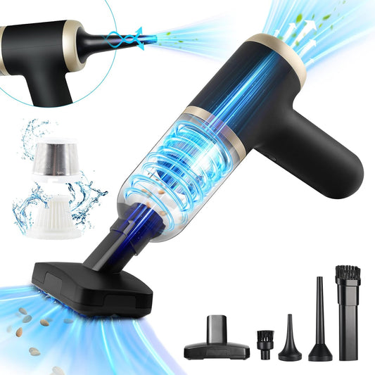 Handheld Vacuum Cordless Car Vacuum Portable with 20000PA, Lightweight Mini Hand Vacuum Cleaner with Brushless Motor, High Power Suction for Home, Pet and Car