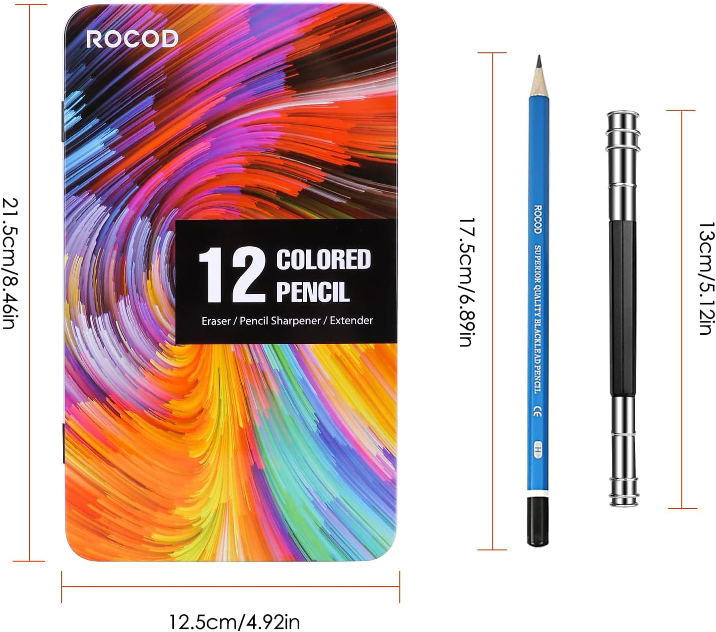 Profession Sketch Pencils & Colored Pencils for Kids and Adults Drawing Pencils Set
