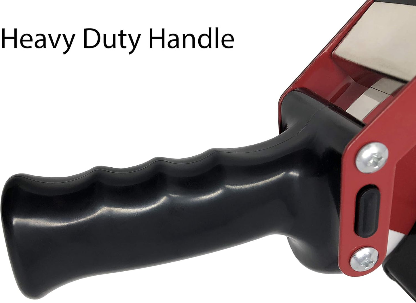 Clipco Premium Tape Dispenser Gun with Retractable Safety Blade and Tape Included (Pack of 3) (Red-Black)