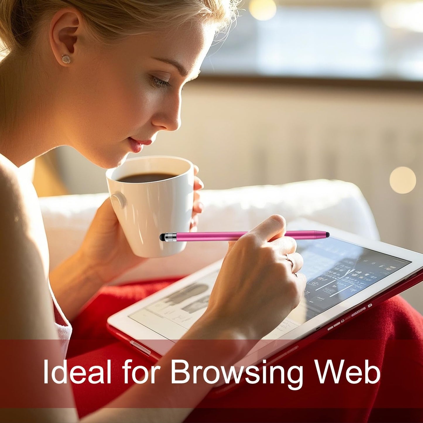 ChaoQ Stylus Pen for Touchscreen, 6pcs High Sensitivity and Precision Stylus Pen for iPad iPhone Android and All Touch Screens