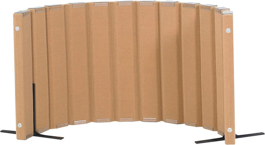 Children’s Factory 30" x 6' Quiet Divider With Sound Dampening Panels, Freestanding Room Divider Wall, Natural Tan