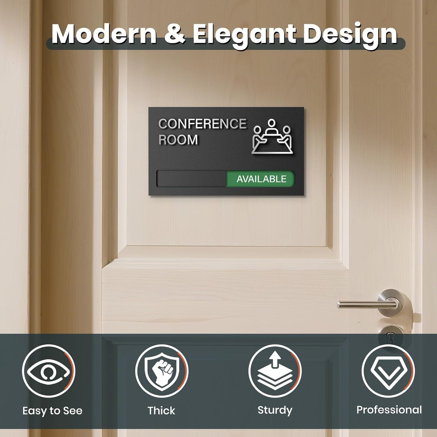 Mother's Room Sign - Nursing Room Sign, Do Not Disturb, In Use/Available Slider Indicator for Office Business, Breastfeeding Door Signs Protect Mothers' Privacy