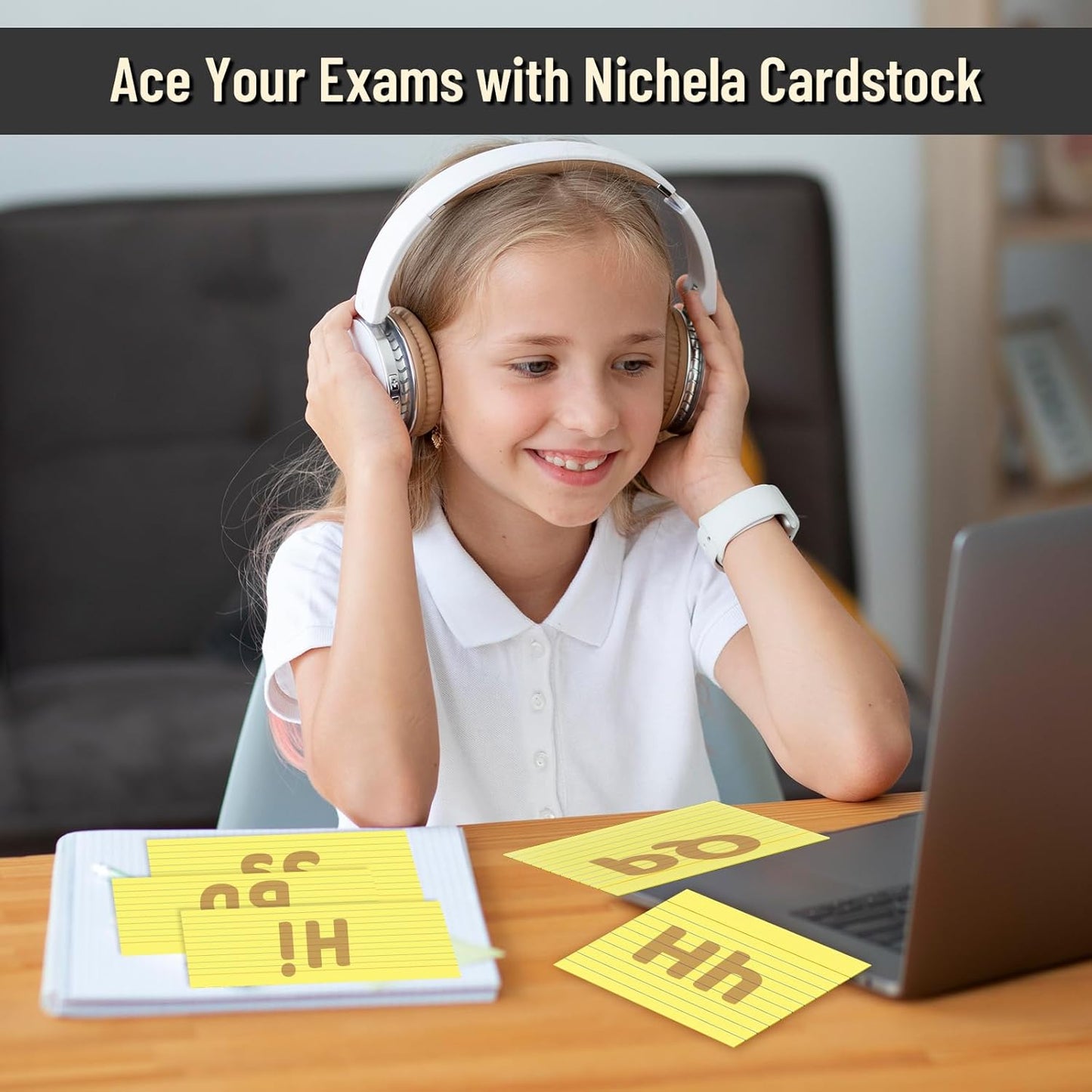 500 Count Index Cards 3x5 Inch Colored Ruled Lined Heavyweight Flash Cards Study Cards with Sturdy Cardstock Durable Flashcards Note Cards for Note Taking, Language Learning, School & Office Supplies