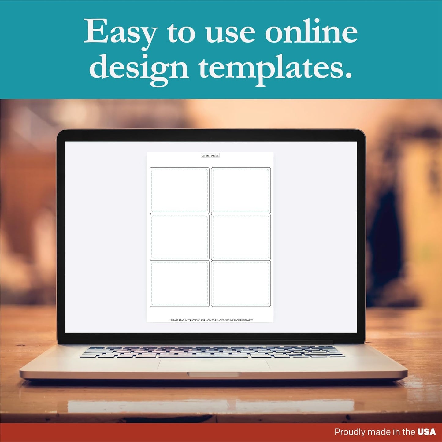 Premium Label Supply White Sticker Labels – 4" x 3" – Laser/Inkjet Compatible – (6 per Sheet), 2000 Sheets – 12,000 Total Adhesive Labels