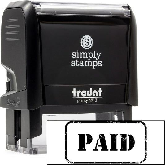 Paid Office Stamp | 4 Different Sizes | 20 Designs | Multiple Color Options | Perfect for Quick Validation of Office Documents (Paid, Large)