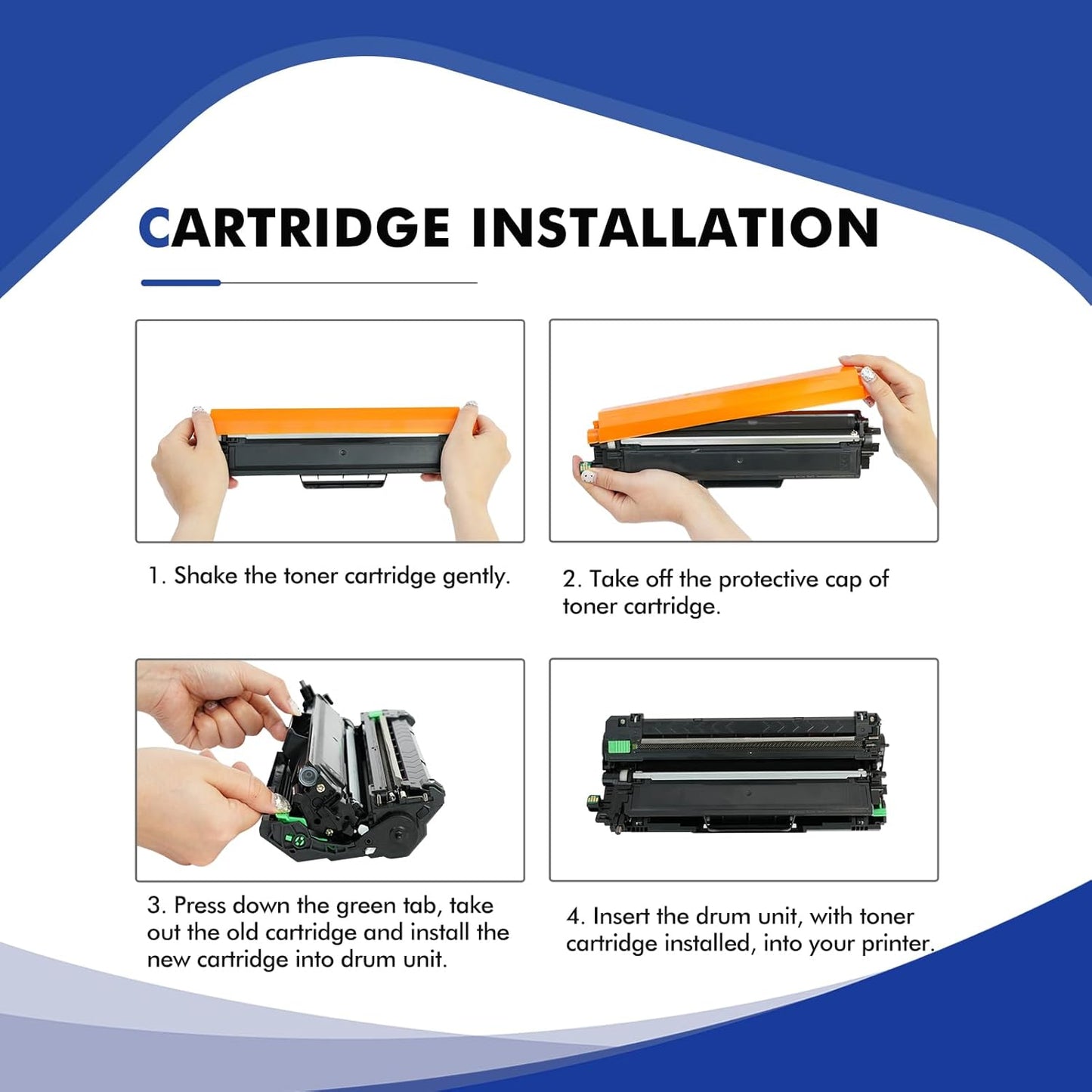TN227BK TN-227BK TN227 Black MFC-L3770CDW Toner Cartridge Replacement for Brother TN227 TN227BK TN-223BK TN223BK for MFC-L3770CDW HL-L3290CDW HL-L3230CDW MFC-L3750CDW L3710CW L3210CW Printer (2 Pack)