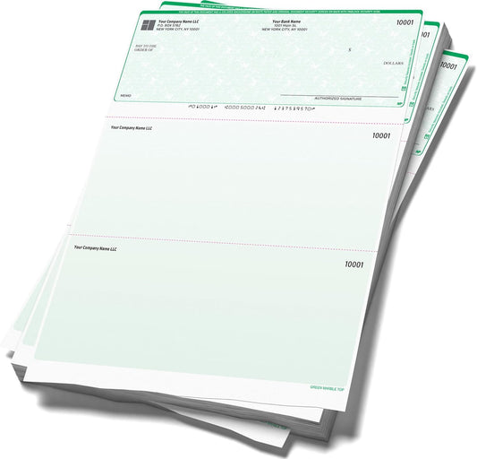 Computer Checks Compatible W/QB Check On Top [2500 Sheets]