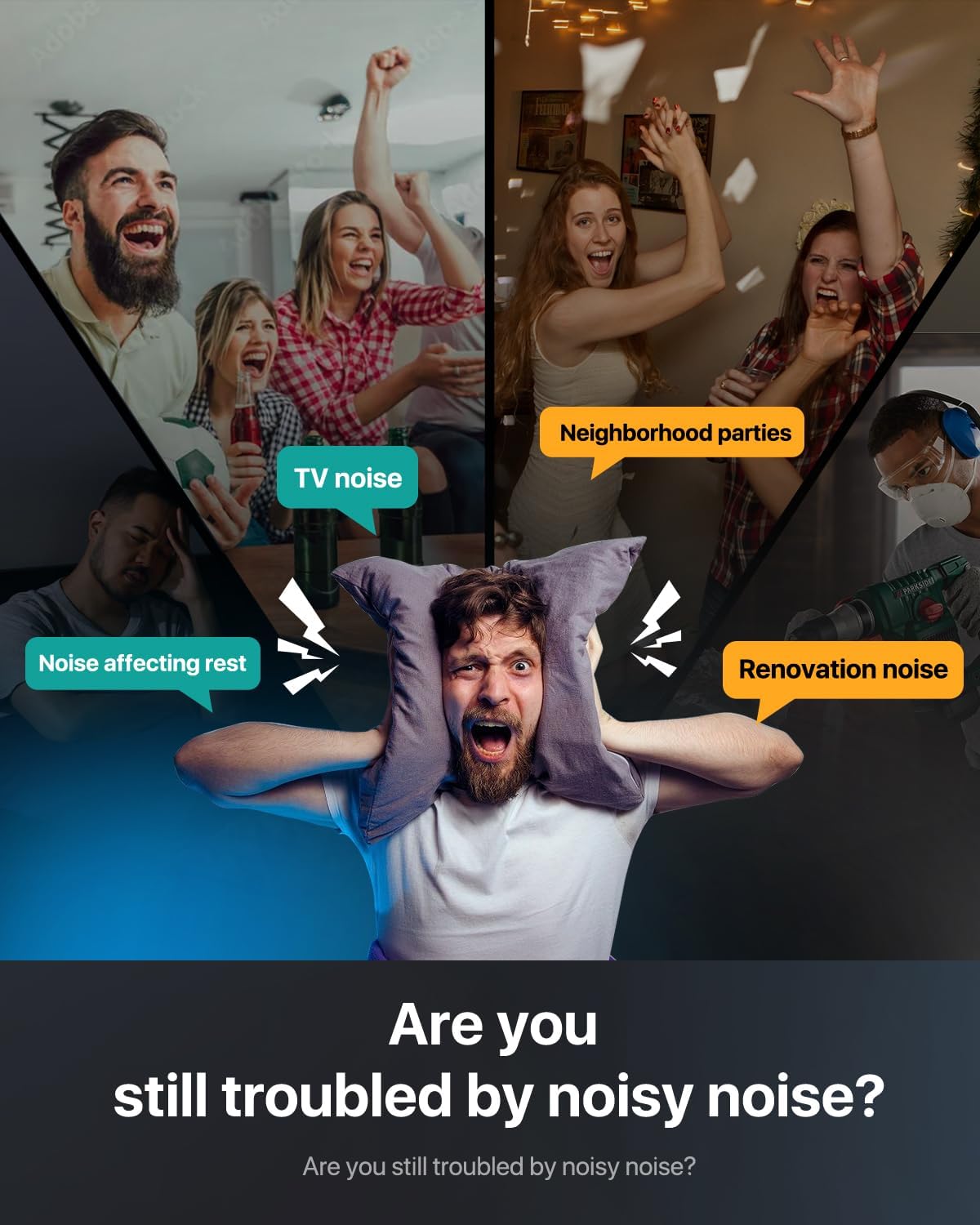 Soundsbay Acoustic Panels, 12 Pack Hexagon Soundproof Wall Panels High Density Sound Absorbing Panel, Sound Proof Foam Panels for Walls, Office, Reccording Studio, Ceiling 12" X 10" X 0.4" Black