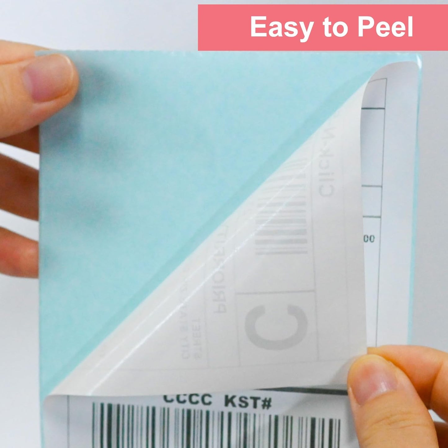 L LIKED 4"x 6" Direct Thermal Labels White Perforated Shipping Labels, 250 per Roll, Pack of 20 Rolls - Commercial Grade