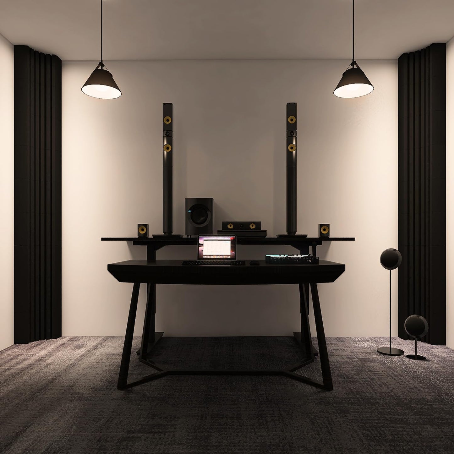 4 Pack Bass Traps Corner Acoustic Foam Corner 16.5" X 6.3" X 12" Acoustic Foam Panels Soundproof Padding Wall Panel Corner Block for Home Studio and Theater