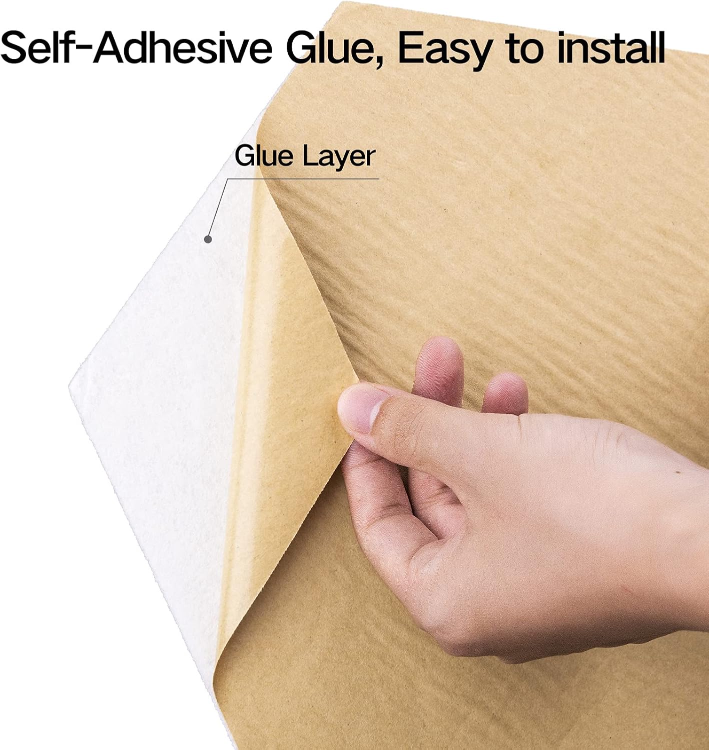 22 Pack Self-adhesive Acoustic Panels 12" X 10" X 0.4" - Sound Proof Foam Panels with High Density, Fashionable Y-Lined Design, Absorb Noise and Eliminate Echoes(White)