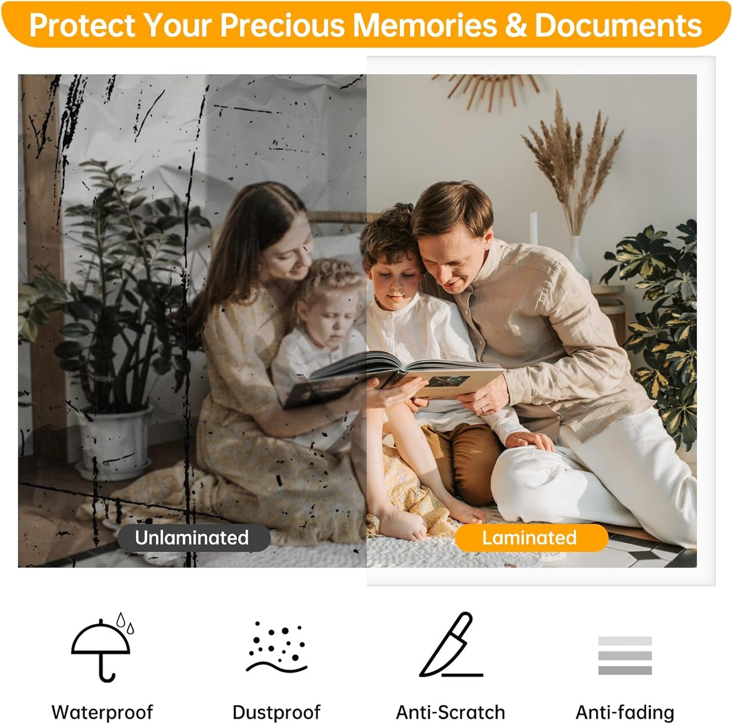 Laminator Machine, A3 Laminator Machine with 30 Laminating Sheets, 13 Inch Laminating Machine with Fast Warm-up for A3/A4/A5/A6, Thermal and Cold 11X17 for Home School Office