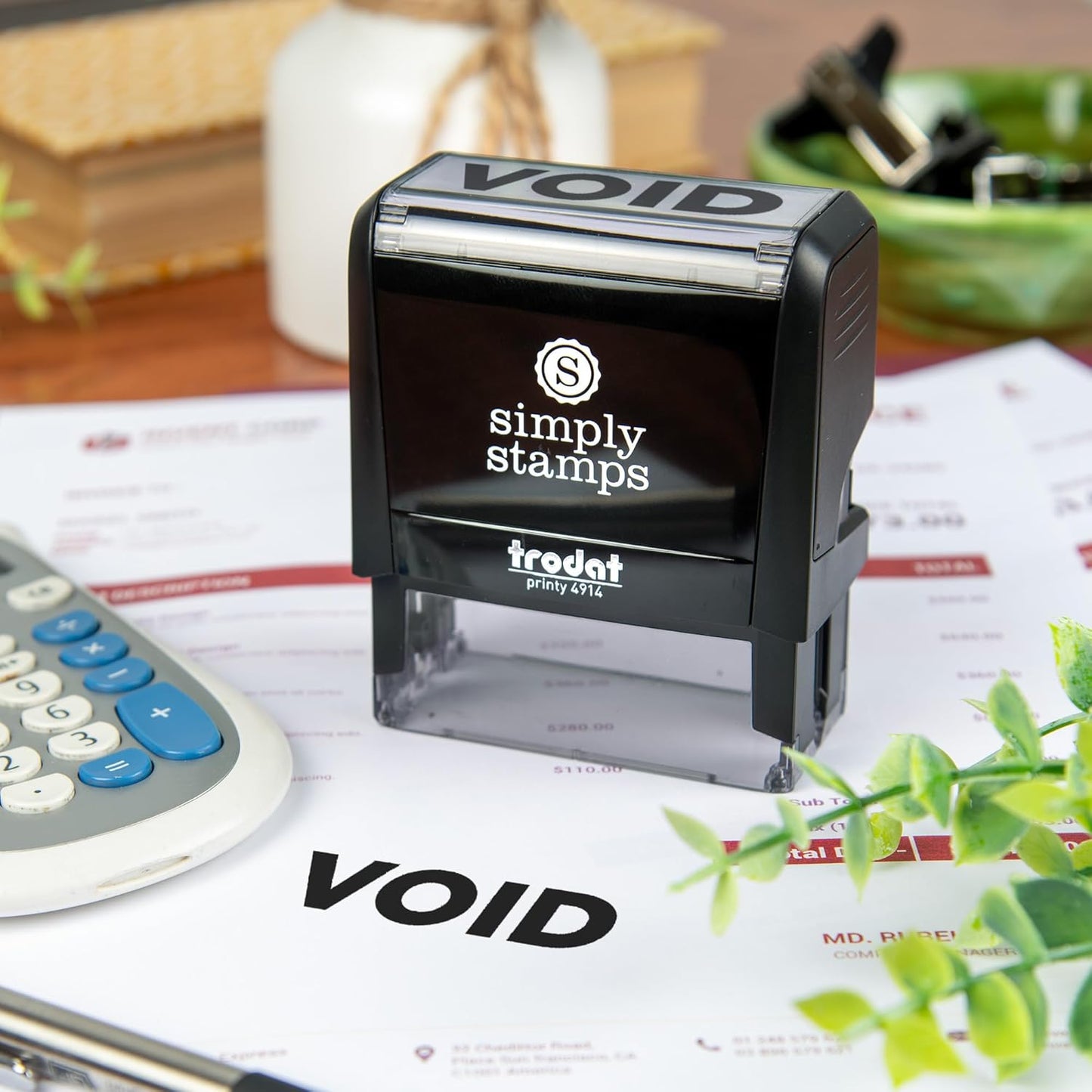 Void Office Stamp | 4 Different Sizes | 20 Designs | Multiple Color Options | Perfect for Quick Validation of Office Documents (Void, Xtra Large)