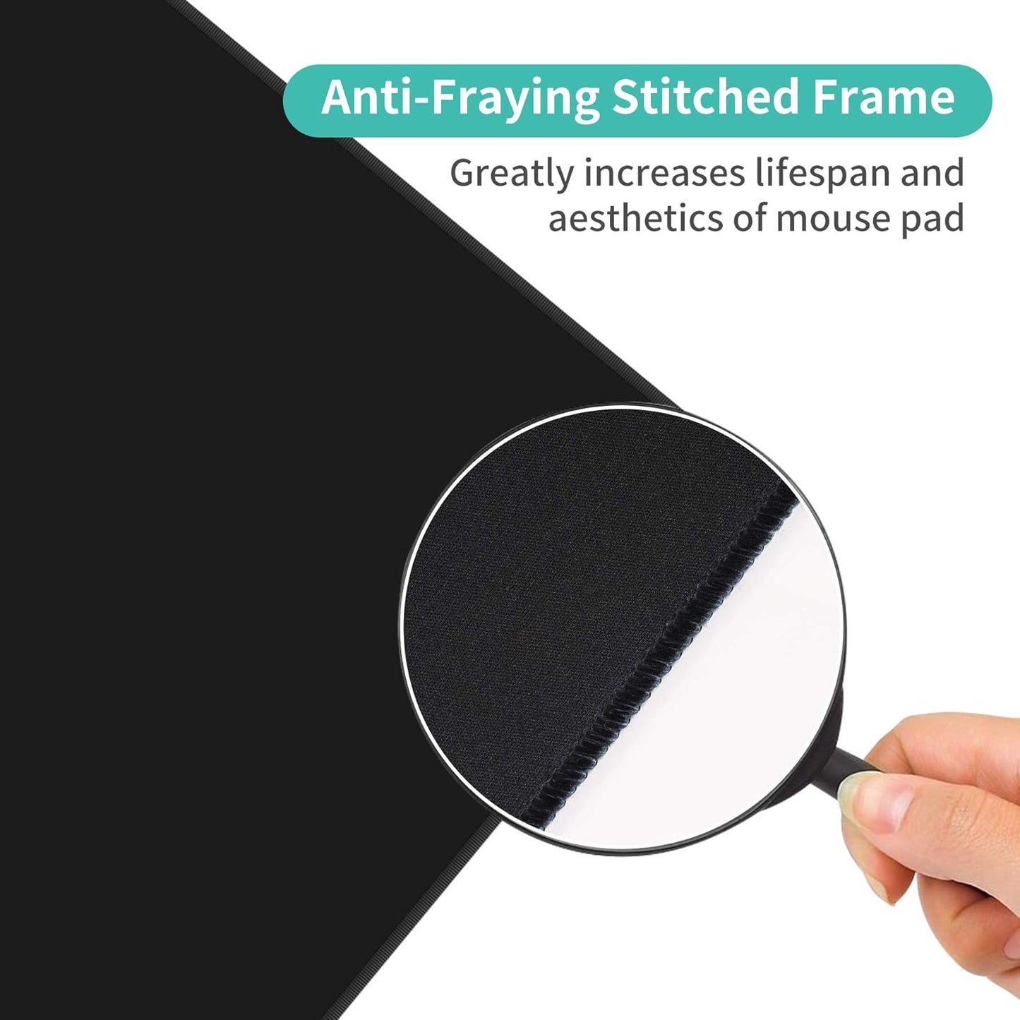 Dynippy Thin Extended Gaming Mouse Pad （31.5 * 11.8 * 0.08 inch） with Stitched Edges Large, Long XXL Keyboard and Mouse pad Desk Mat for Gaming Office & Home - Art 1