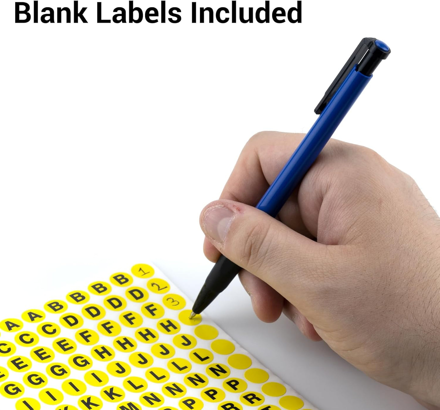 3510 Pcs A to Z Round Self Adhesive Alphabet Stickers Labels Signs- 120 Sets Multipurpose Small Letter Stickers