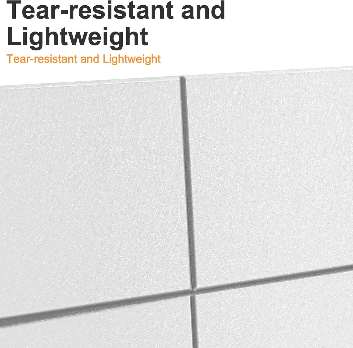 Large Bulletin Cork Boards for Walls 36" x 24", White Bulletin Board for Office, 6 Pack Cork Felt Boards Tiles for Classroom Decor, Pin Board with Pushpins, Office Essentials