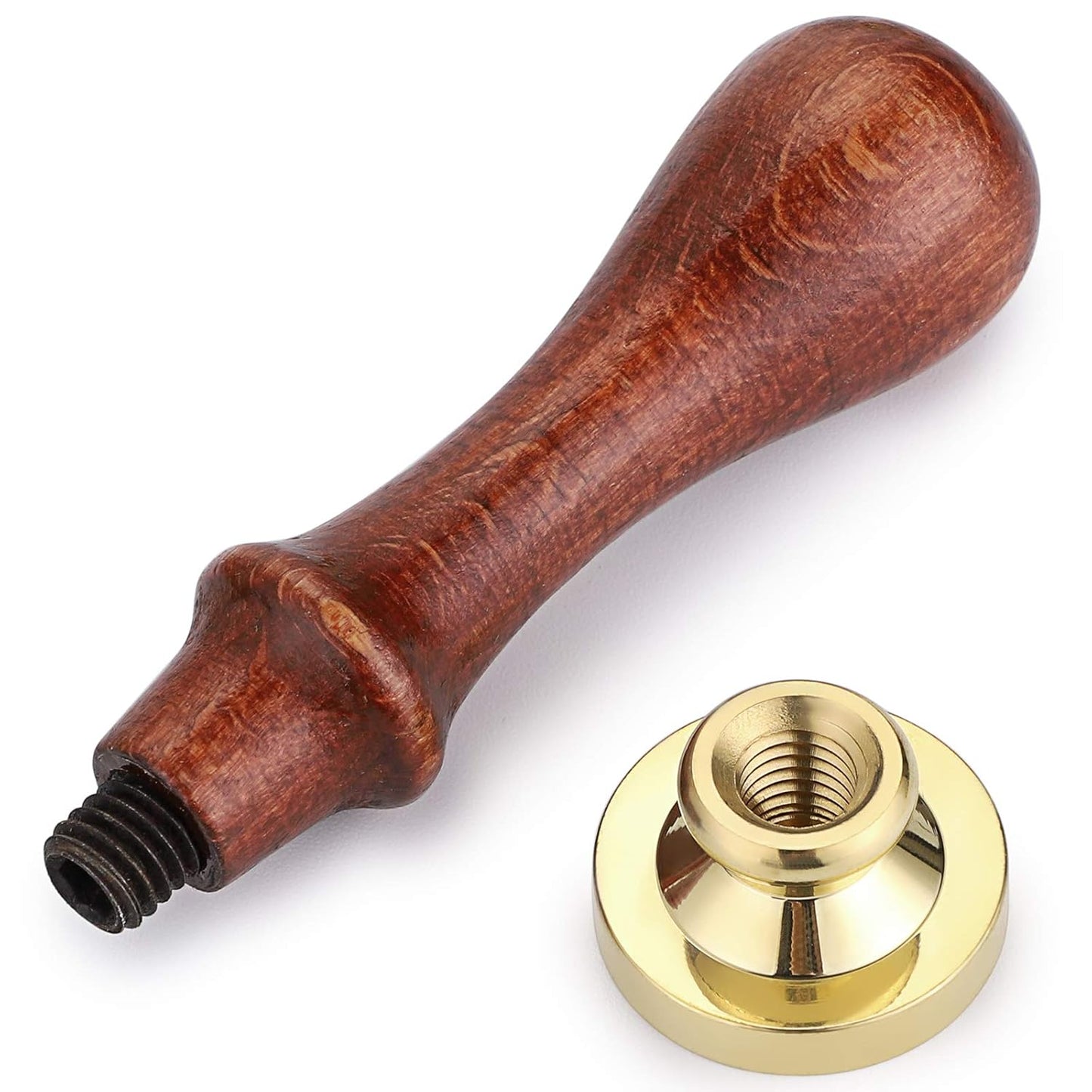 OwnMy 6 PCS Wax Seal Stamp Set with Magic Symbols Wax Stamp Heads and Wooden Handle, Vintage Retro Classical Wax Sealing Stamp Crafts Wax Seal Stamp Kit with Gift Box for Invitation Envelopes Letters