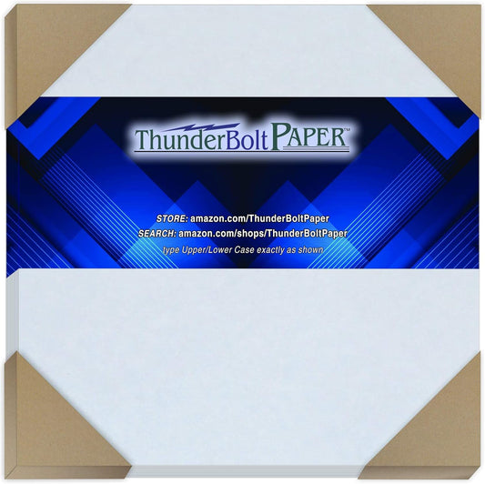 50 Blue Parchment 65lb Cover Weight Paper 9" X 9" (9X9 Inches) Scrapbook Album Cover Square Size - Printable Old Parchment Semblance