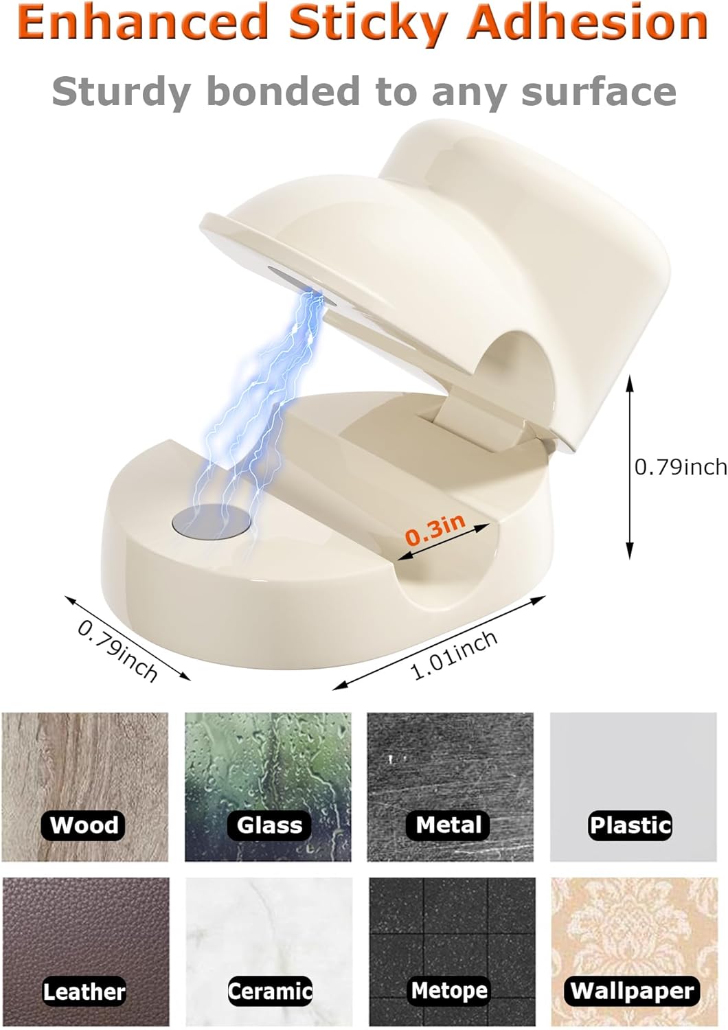 Magnetic Cable Clips, Adjustable Cord Holder Management, Adhesive Wire Keeper Organizer for Home Office Desk Phone PC Car Wall Desktop Nightstand Appliance (9-Pack Beige Shoes)