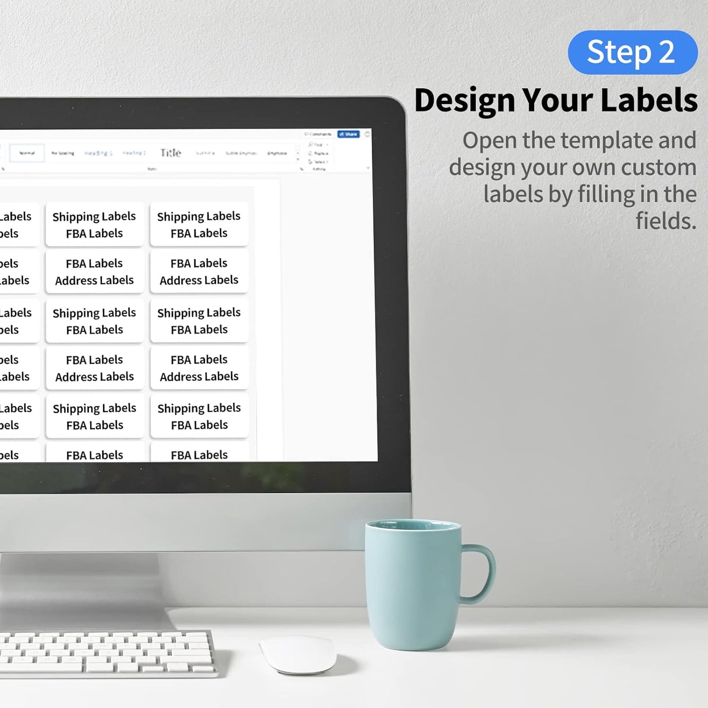 1" x2-5/8 Shipping Address Labels, Blank Mailing Labels, 30-UP White Self-Adhesive Name Tag Stickers for Inkjet and Laser Printer [100 Sheet 3000 Labels]