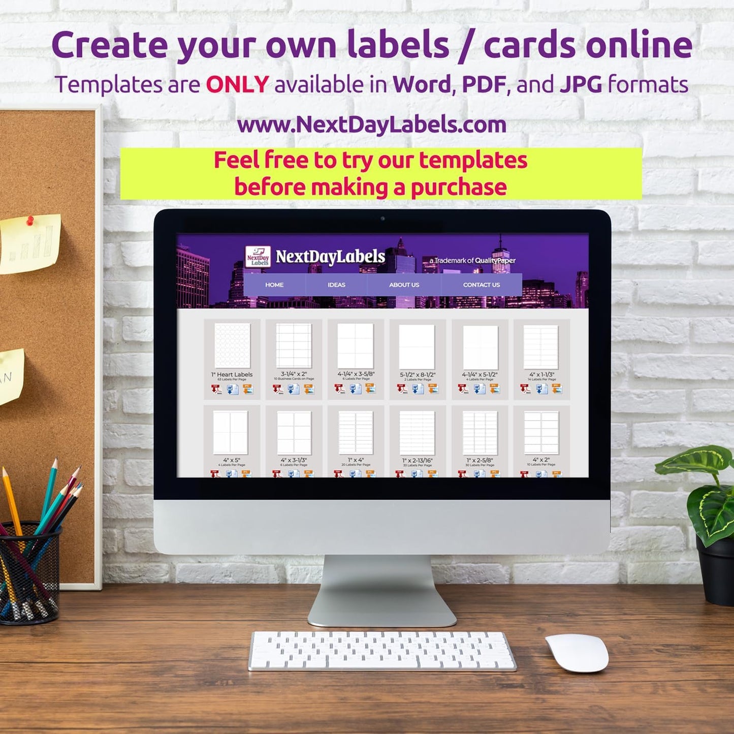 NextDayLabels – 1" x 1" Square Sticker Labels for Printer - White Laser/Inkjet Printer Labels Return Address Labels Shipping Label Stickers (50 Sheets, 80 Per Sheet, 4000 Labels)