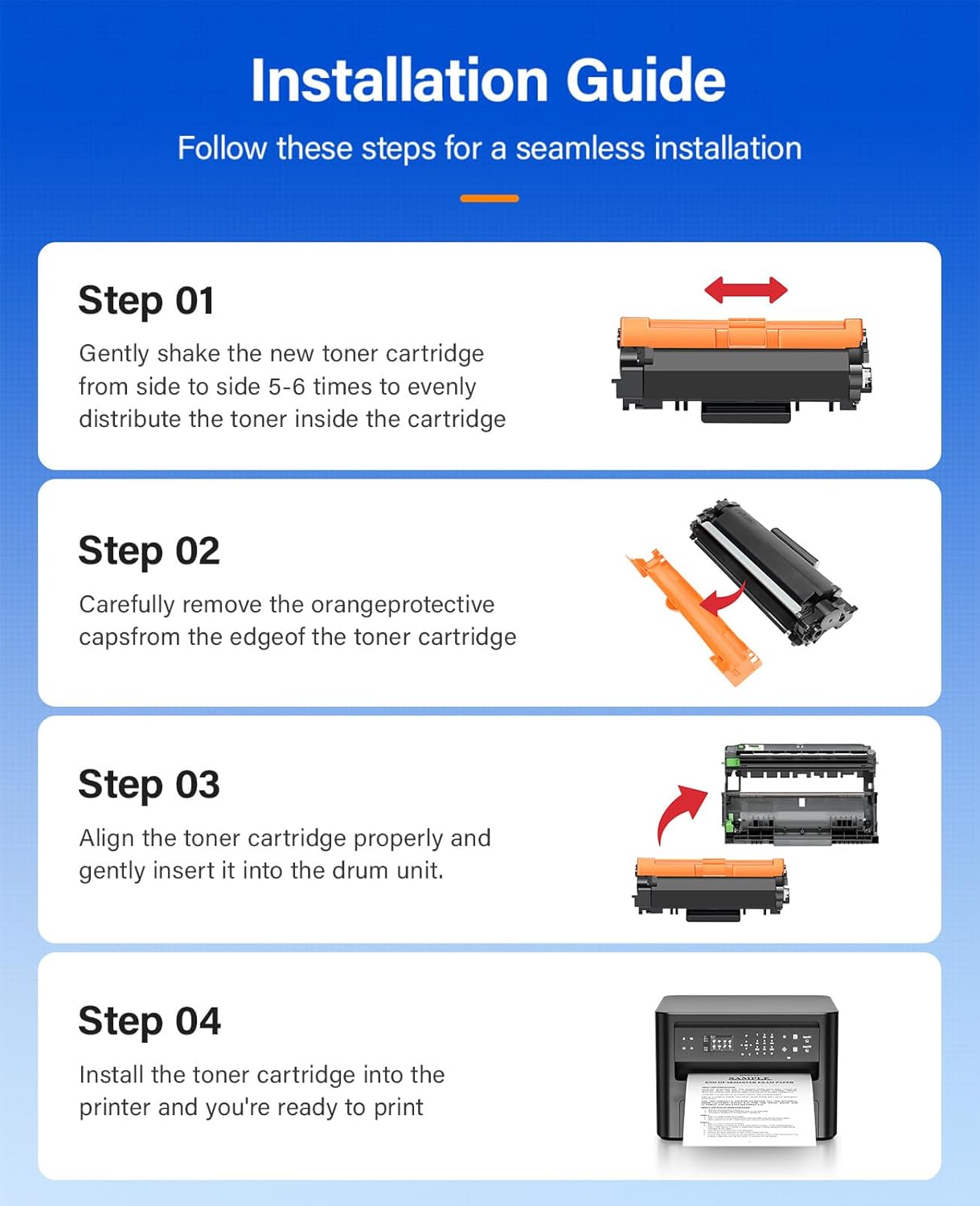 TN730 Black Toner Cartridge 2-Pack Compatible Replacement for Brother TN-730 MFC-L2710DW MFC-L2750DW DCP-L2550DW HL-L2350DW HL-L2395DW HL-L2370DW HL-L2390DW MFC-L2690DW HL-L2325DW Laser Printer Ink