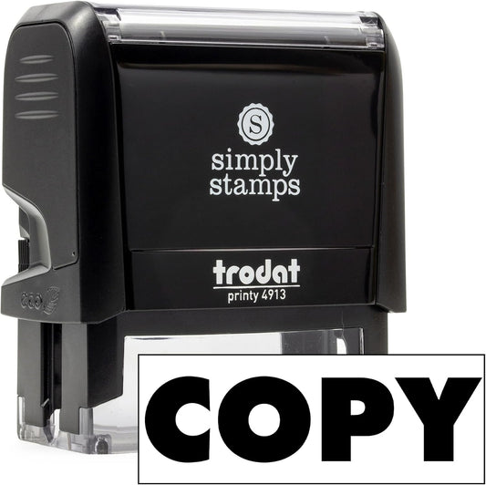 Copy Office Stamp | 4 Different Sizes | 20 Designs | Multiple Color Options | Perfect for Quick Validation of Office Documents (Copy, Large)