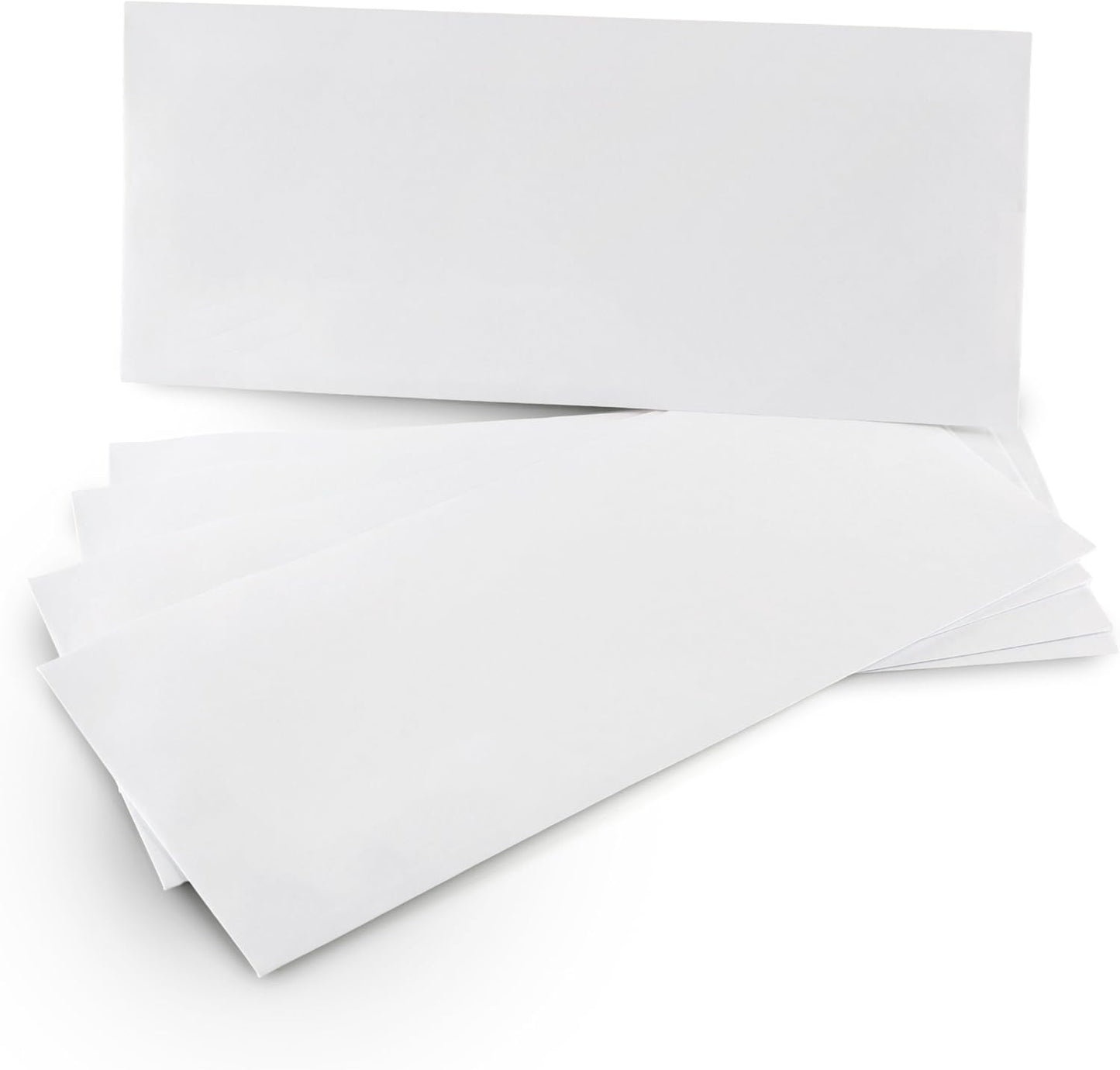 Aimoh #10 Security Tinted Self-Seal Envelopes - No Window - EnveGuard, Size 4-1/8 X 9-1/2 Inches - White - 24 LB - 1 Case - 24 Packs - 2,400 Envelopes (34100-CS)