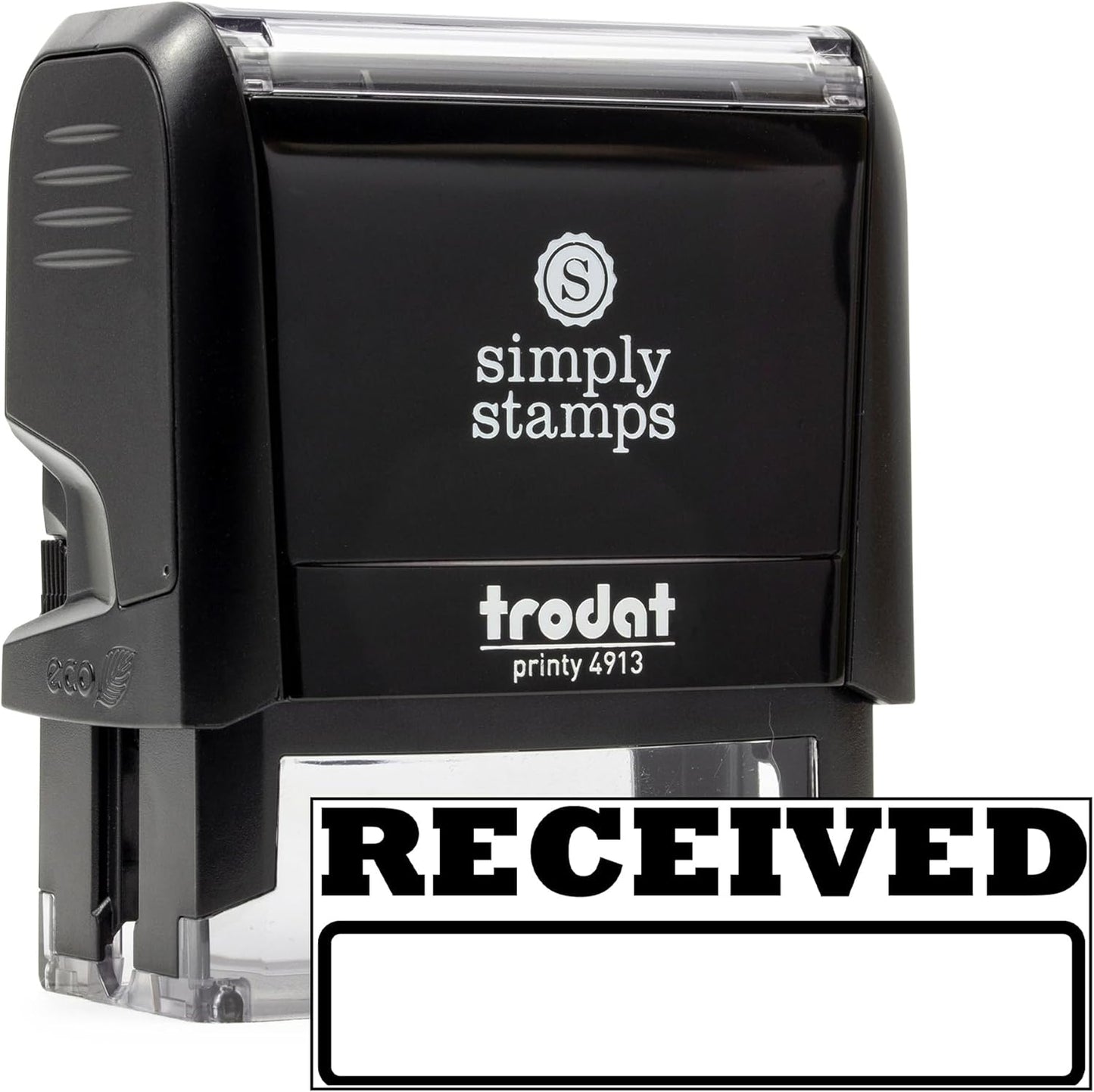 Received Office Stamp | 4 Different Sizes | 20 Designs | Multiple Color Options | Perfect for Quick Validation of Office Documents (Received, Large)