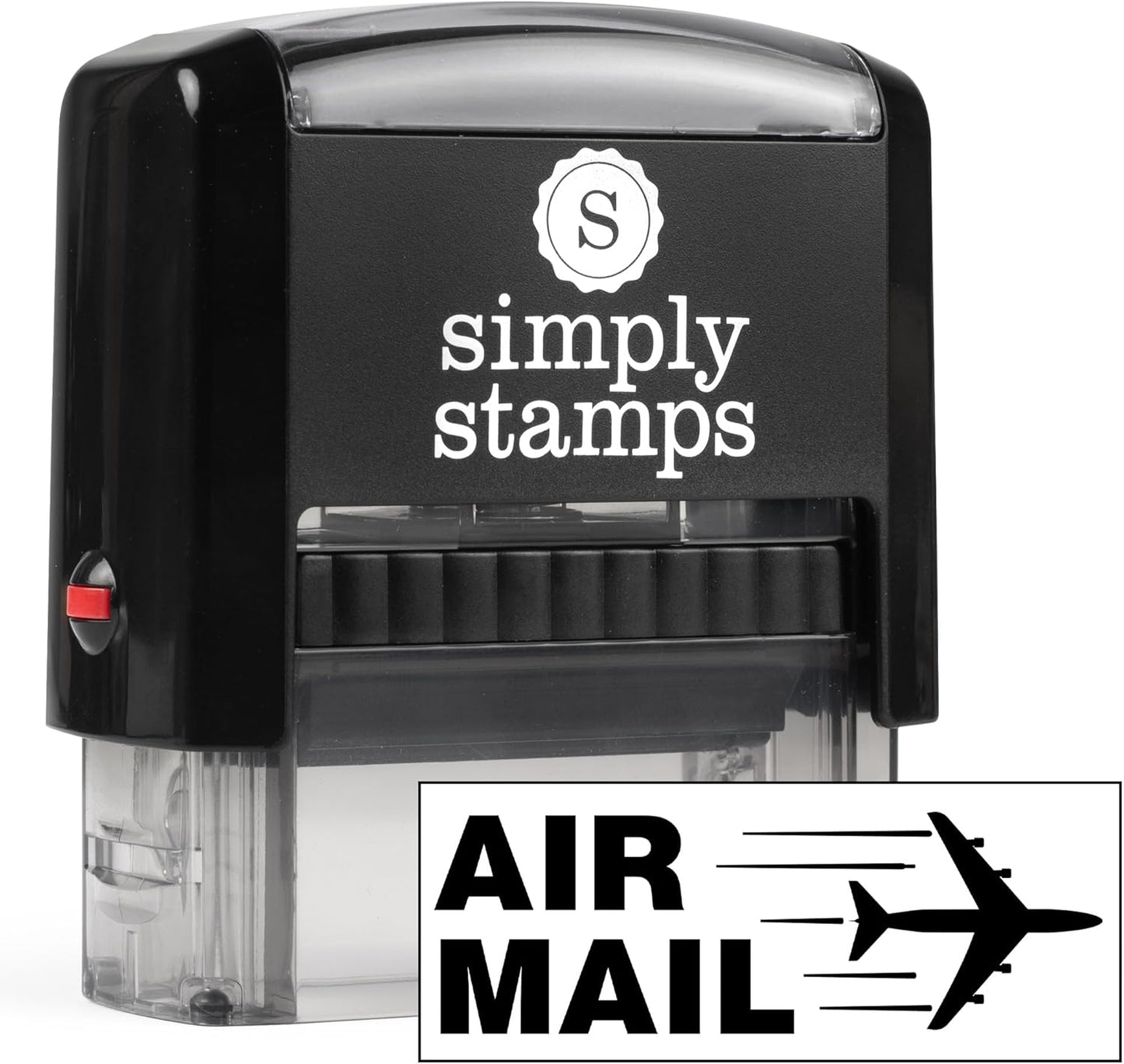 Air Mail Office Stamp | 4 Different Sizes | 20 Designs | Multiple Color Options | Perfect for Quick Validation of Office Documents (Air Mail, Medium)