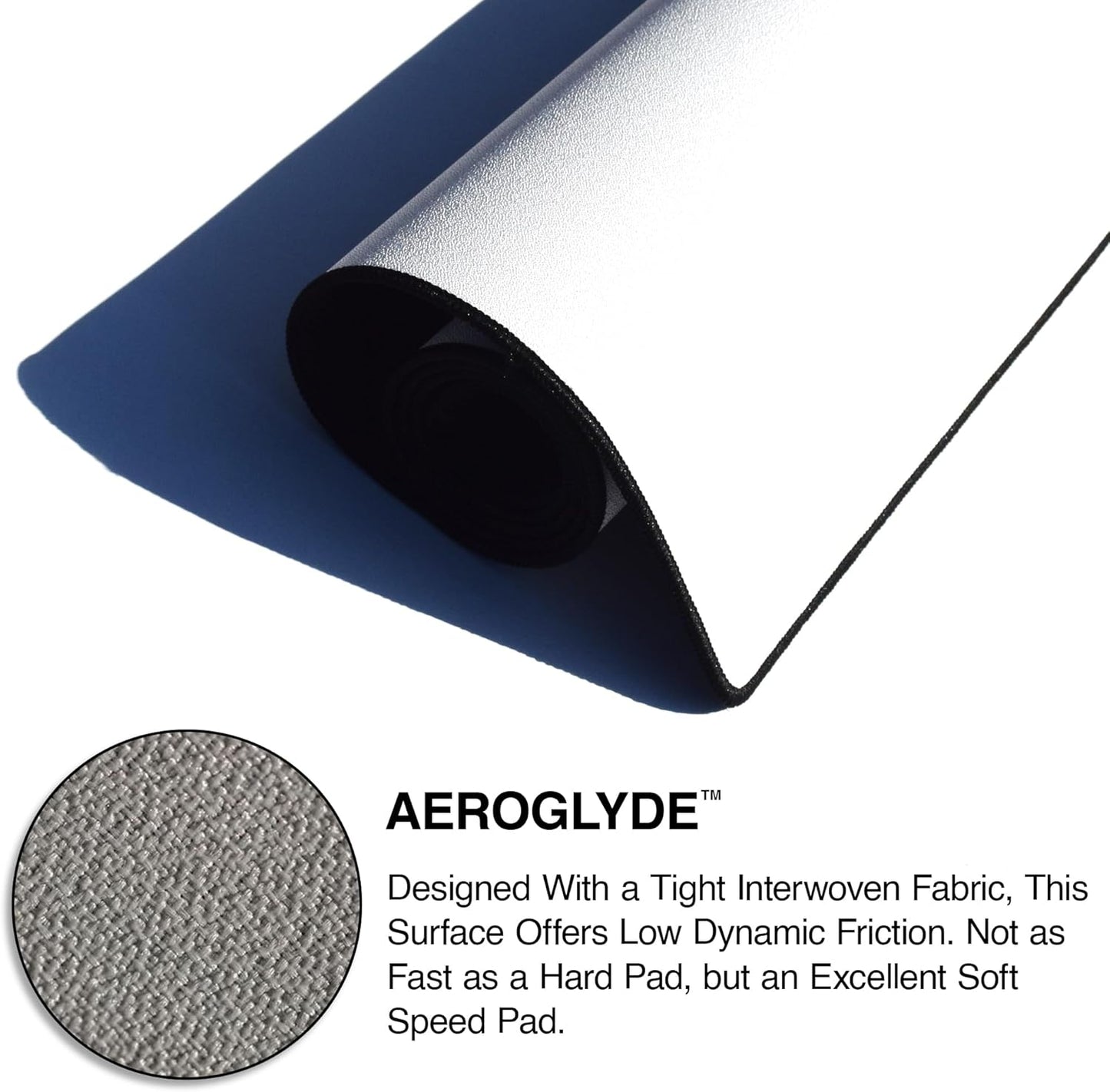 MPCO. Blueprints Large Gaming Desk Pad - 36" x 17" Aeroglyde Fabric Browning 50 Cal – Green Desk Mats - Non-Slip, Washable, Smooth Glide for Precision Gaming & Work