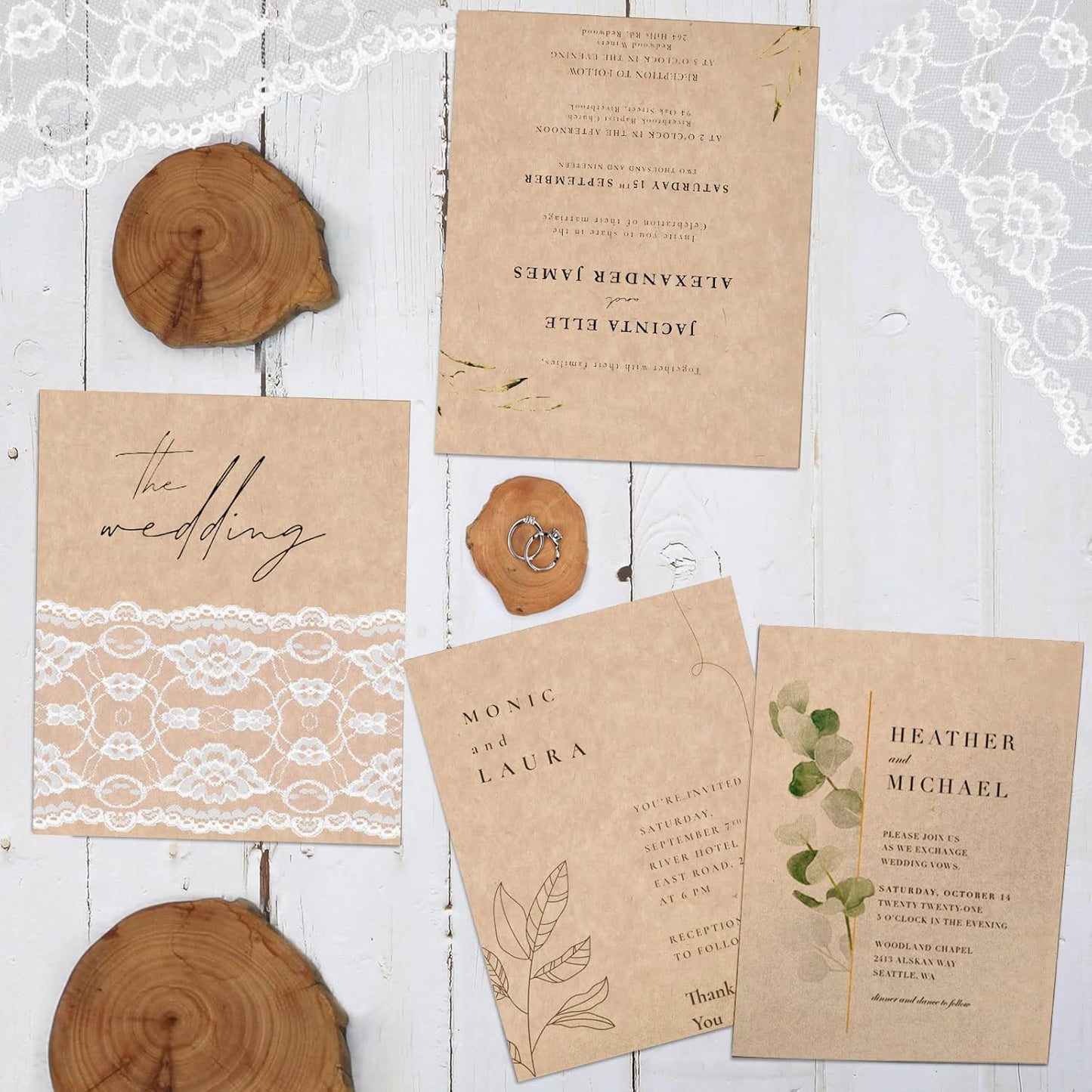 24 Sheets Parchment Cardstock 8.5 x 11 Textured Printer Paper, Goefun 90lb Tan Card Stock Printer Paper for Scrapbooking, Cardmaking, Invitations and Crafts