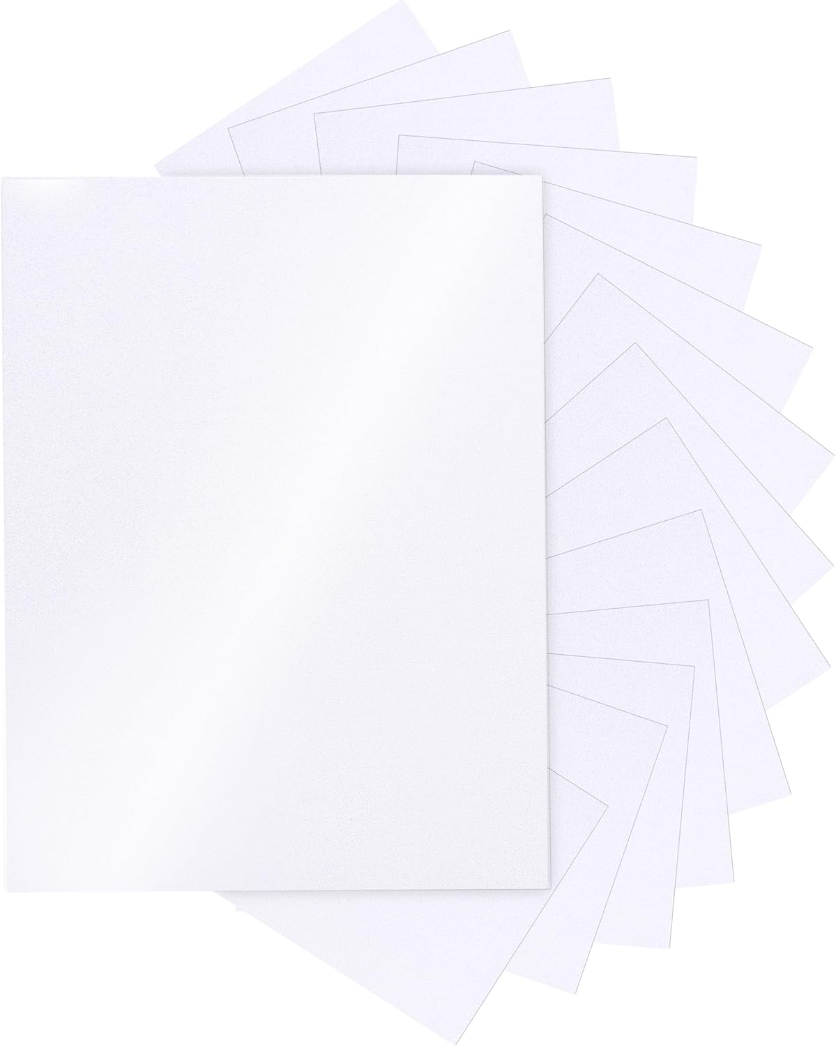 28 Sheets White Shimmer Cardstock 8.5 x 11 Printer Paper, 250gsm/92lb Heavyweight Paper Card Stock for DIY Card Making, Business Cards, Wedding Invitations, Menus, School Crafts