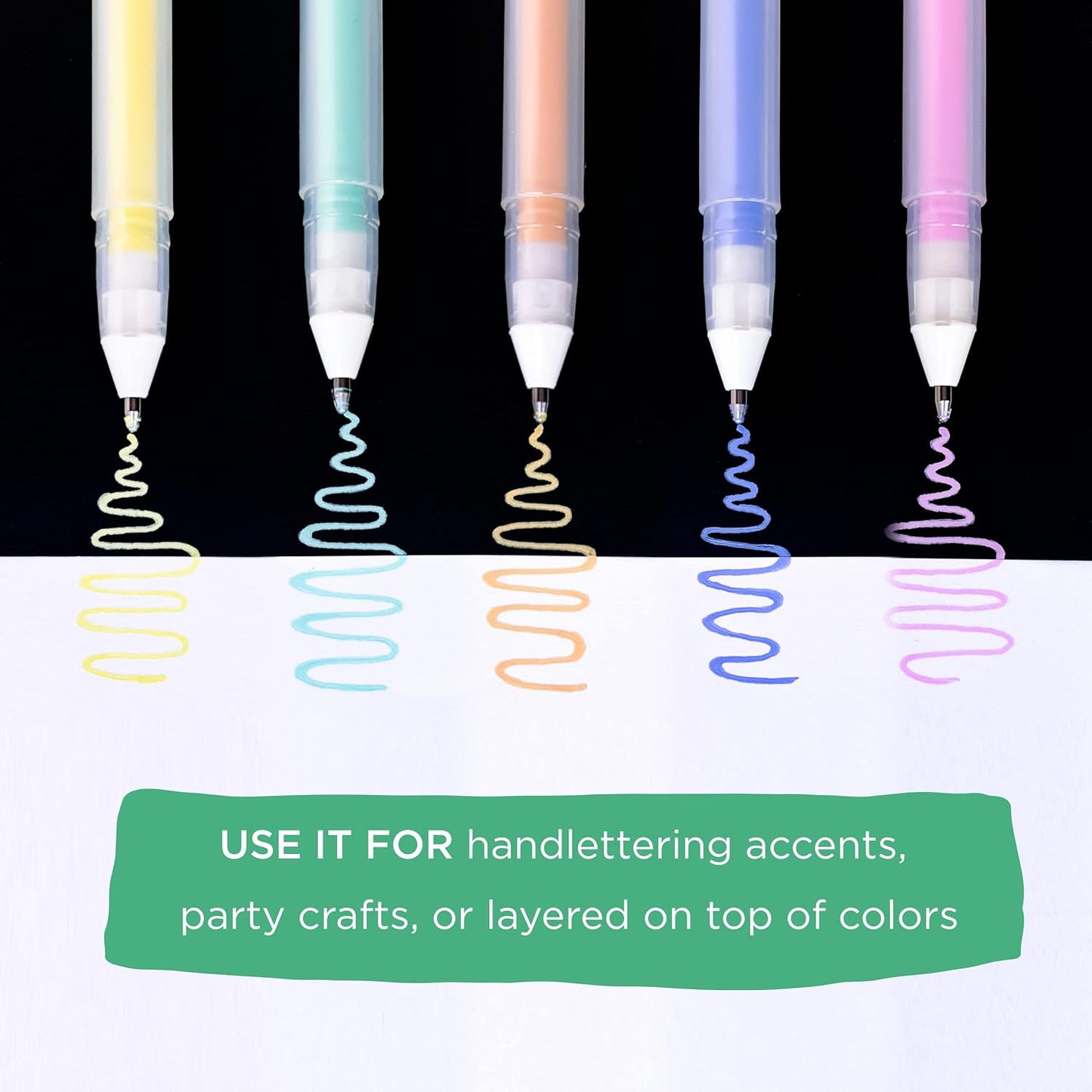 SAKURA Gelly Roll Moonlight 10 Pastel & Opaque Gel Pens - Bold Point Ink Pen for Journaling, Art, or Drawing - Assorted Pastel Ink - Bold Line - 10 Pack