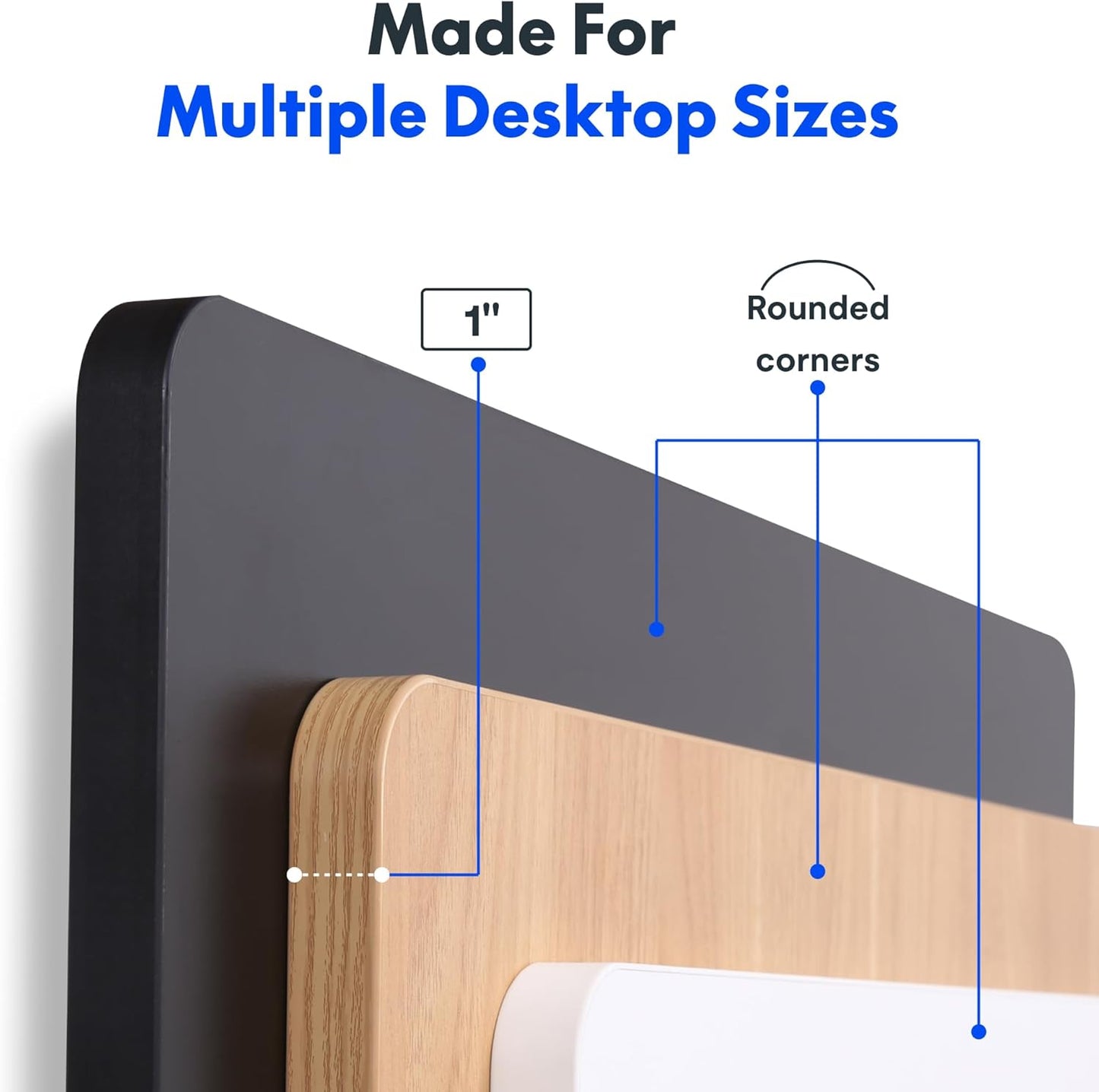 FLEXISPOT One-Piece Electric Standing Desk, 60 x 24 Inches Adjustable Desk with Seamless Desktop, Memory Controller Height Adjustment (White Frame + Maple Desktop, 2 Packages)