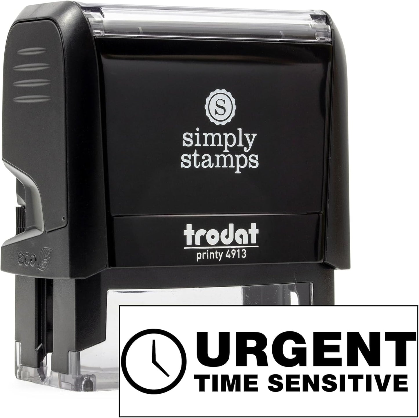 Urgent Time Sensitive Office Stamp | 4 Different Sizes | 20 Designs | Multiple Color Options | Perfect for Quick Validation of Office Documents (Urgent Time Sensitive, Large)