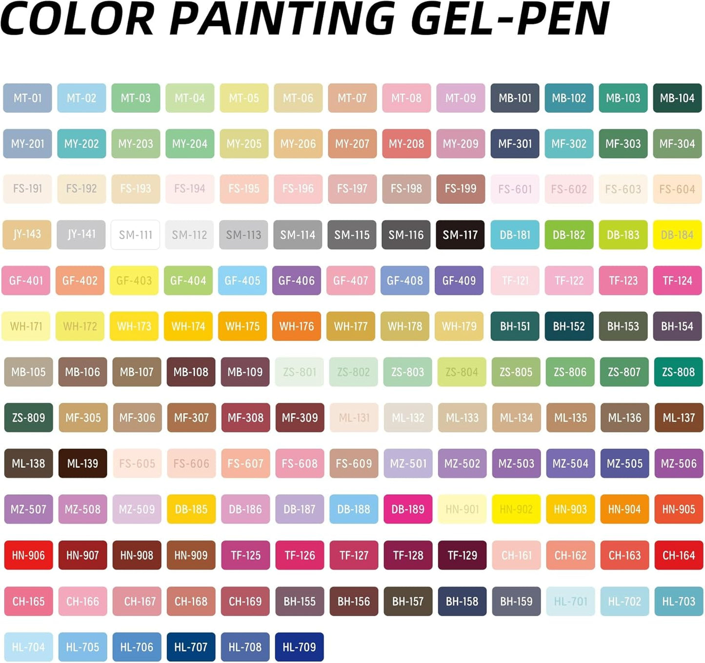 162 Colors Gel Pens for Adult Coloring Books, Colors Stackable Acrylic Pens for Journals, Drawing, Writing