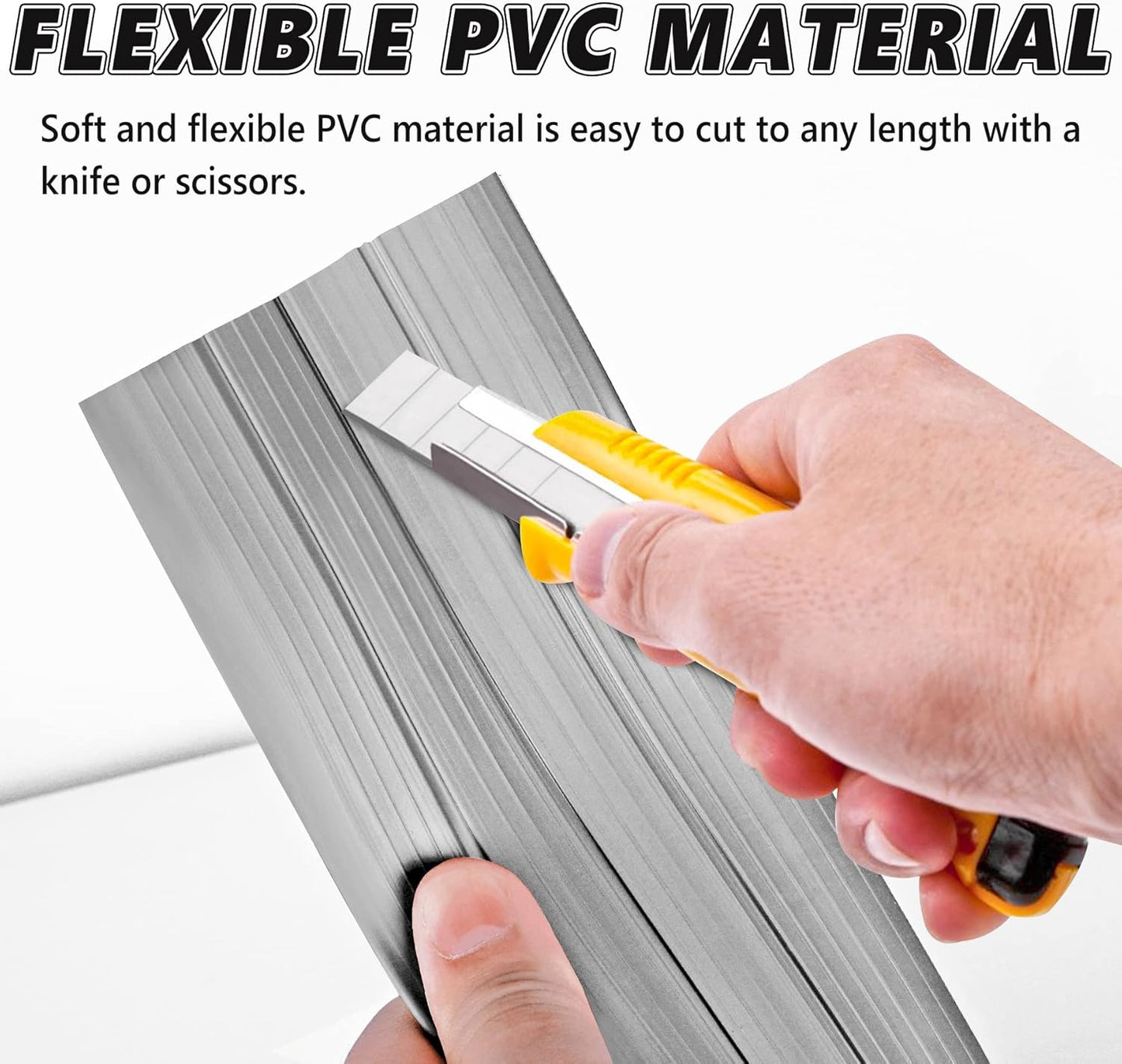 Papillon Cable Protector 3-Channel Heavy Duty Cord Cover - Floor Wire Concealer Easy to Unroll for Home Office Warehouse (10Ft, Grey)