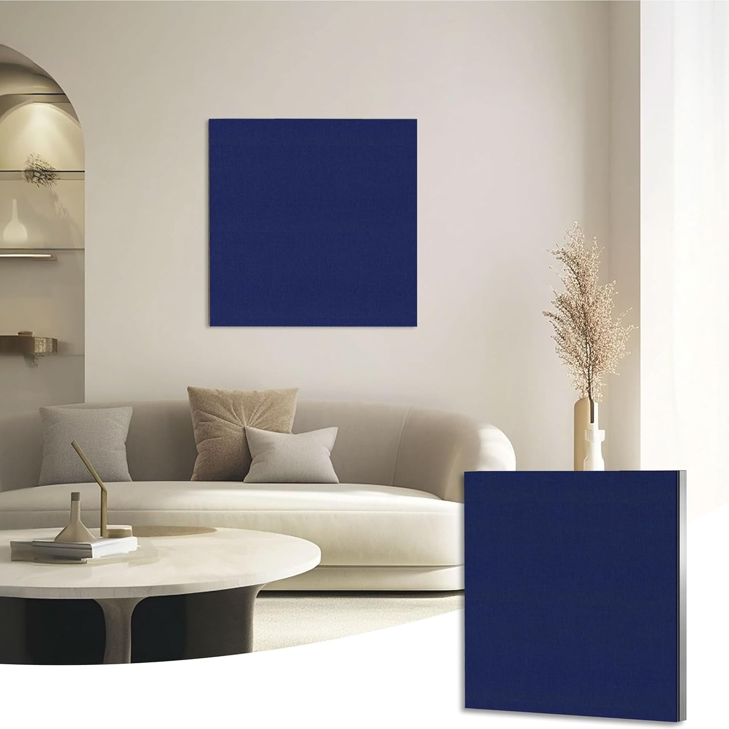 Soundbox Art Acoustic Panels 23.6"x23.6" Sound Absorbing Wall Panels, Decorative Panels for Noise Reduction, Ocean Depth, Studio, Home Theater, Office