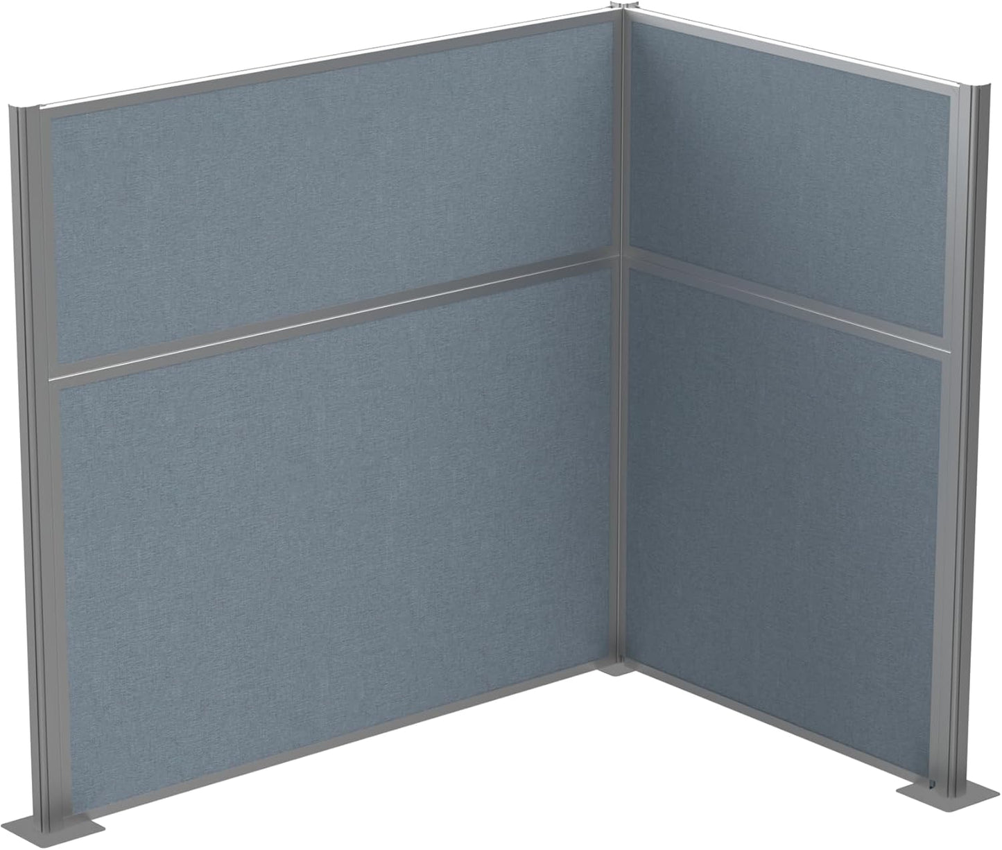 Versare Hush Panel Cubicle Kit | Workstation Partition Walls | Sound Dampening Cubicle Walls | Partitions for Desks