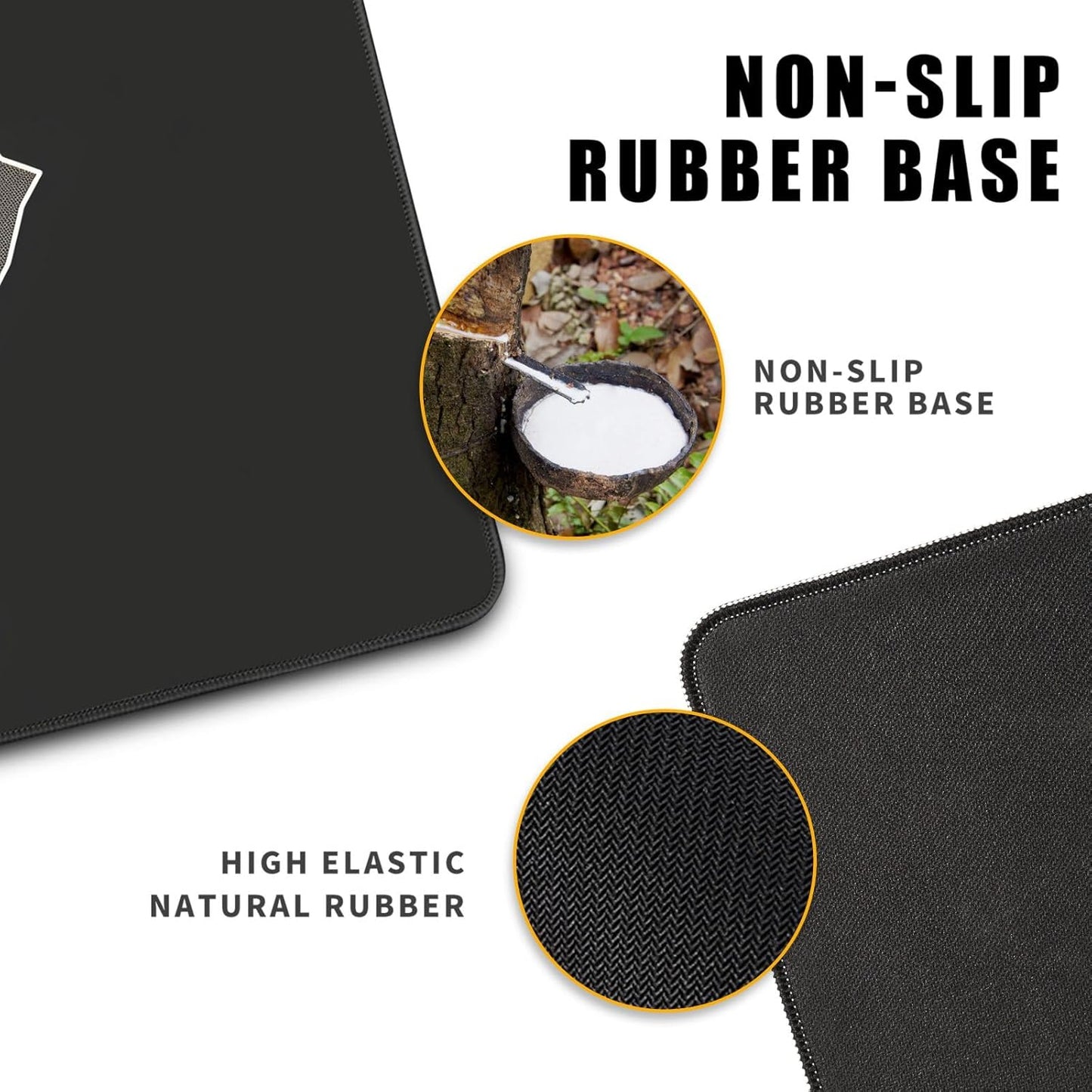 Minimalist Black Gaming Mouse Pad XL XL Large Mouse Pad Mat Long Extended Mousepad Desk Pad Non-Slip Rubber Mice Pads Stitched Edges Thin Pad (31.5x11.8 Inch)-Mountains