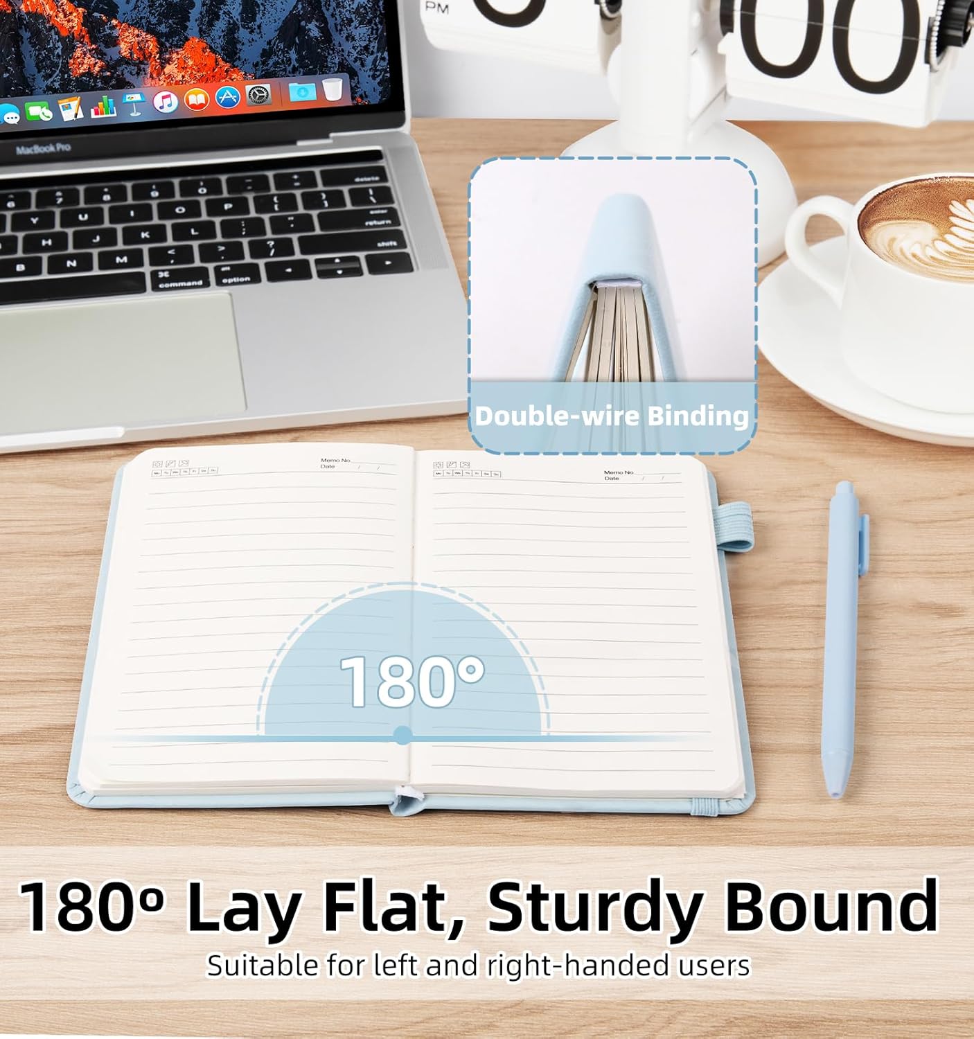 3 Pack Pocket Journaling Notebooks, A6 Small Notebook For Note Taking Journaling Notebooks Journals For Writing Mini Note Pads With Pen Holder 120 Pages 100 GSM Thick Paper