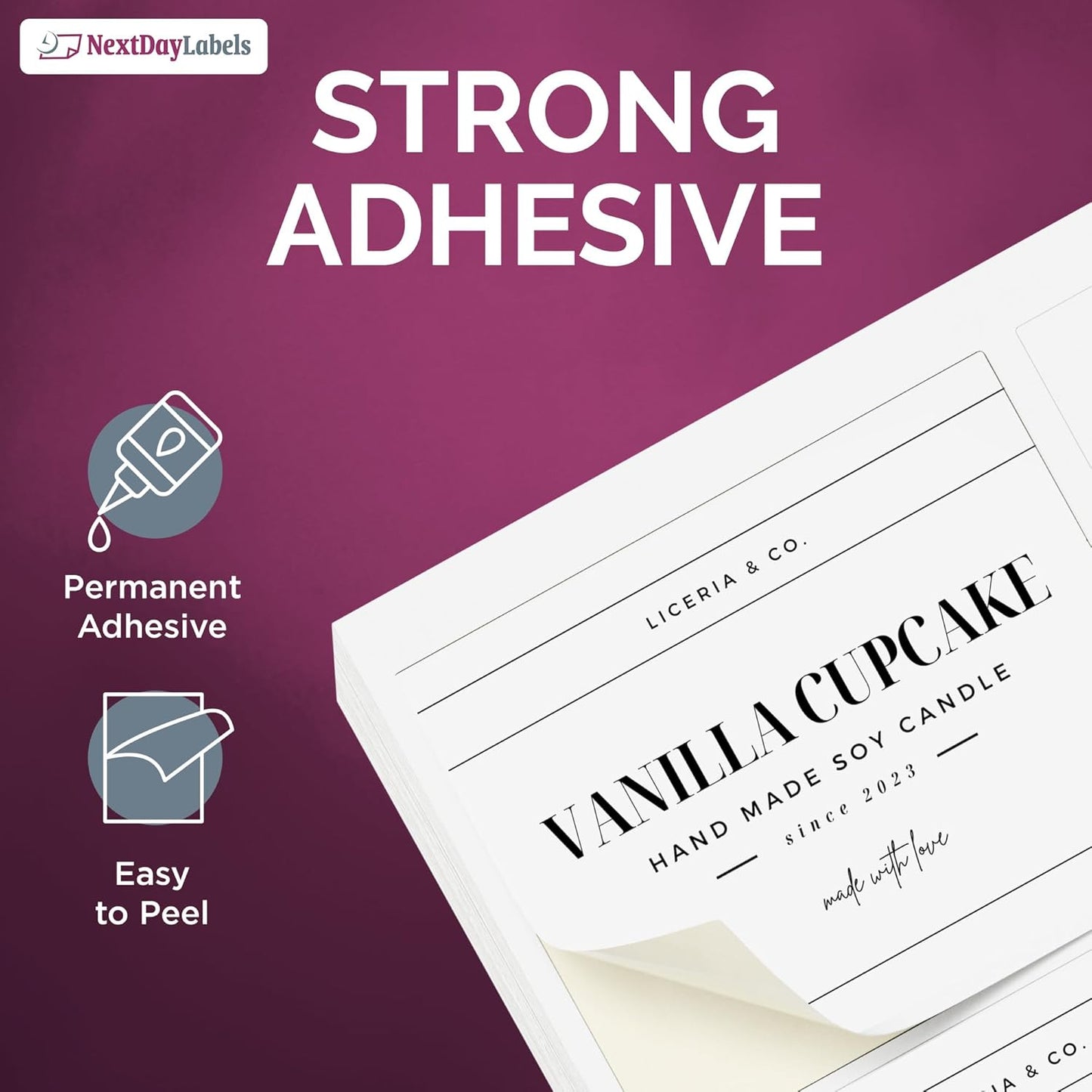 NextDayLabels – 4" x 3-1/3" Rectangular Sticker Labels for Printer - White Laser/Inkjet Printer Labels Return Address Labels Shipping Label Stickers (25 Sheets, 6 Per Sheet, 150 Labels)