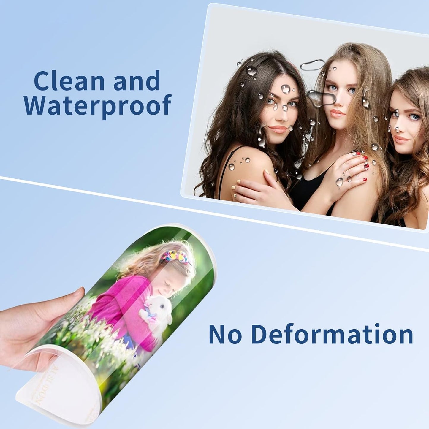 BESTEASY 3 Mil Laminating Sheets, 9" x 11.5" Clear Thermal Laminating Pouches, Plastic Paper for Sealed Letter Size 8.5" x 11", Round Corner 100 Packs