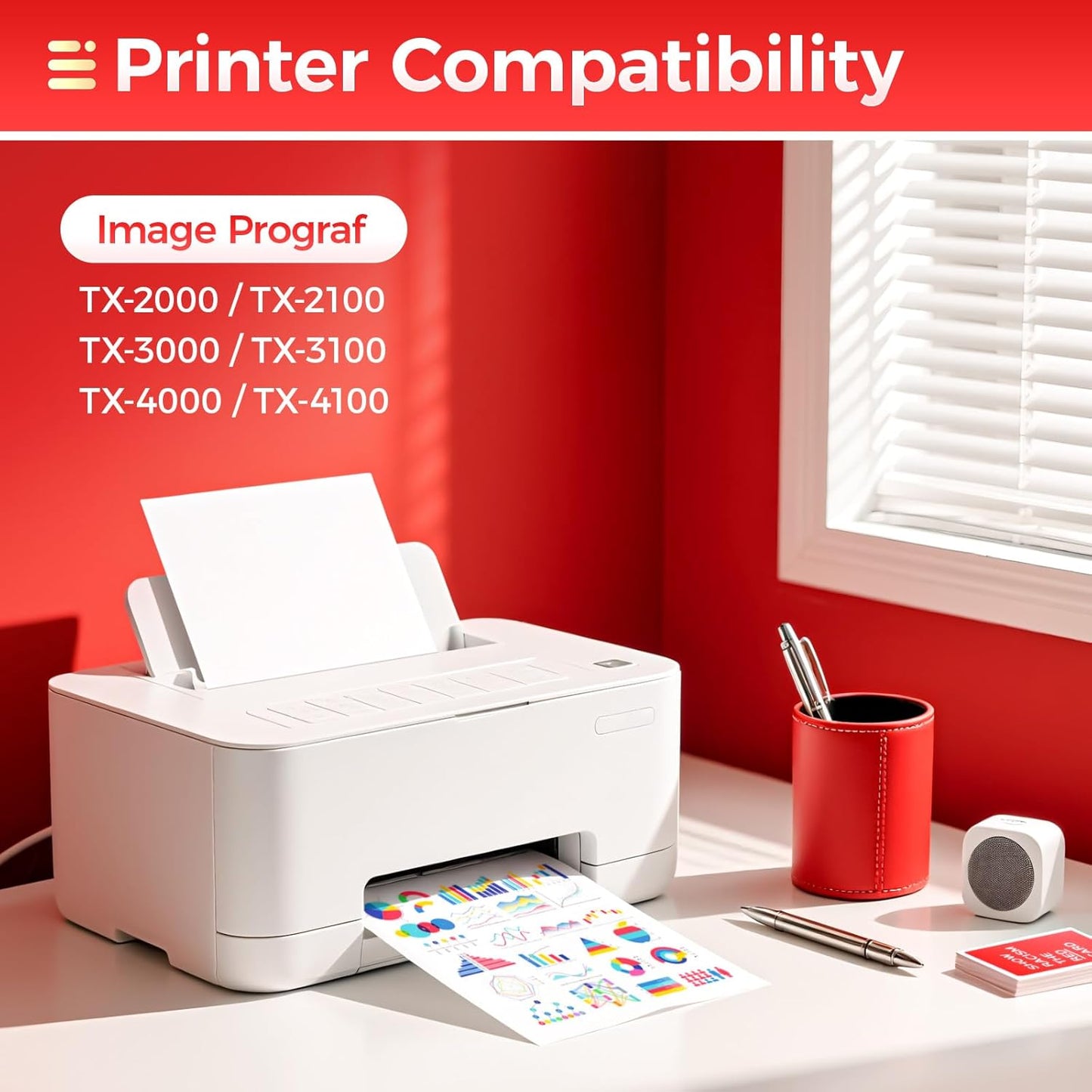 PFI-710 Pigment Ink Tank Set 5-Pack 700ml High Capacity Replacement for Canon PFI-710 PFI710 Ink Cartridges Compatible with Canon imagePROGRAF TX-2000 TX-2100 TX-3000 TX-3100 TX-4000 TX-4100 Printer