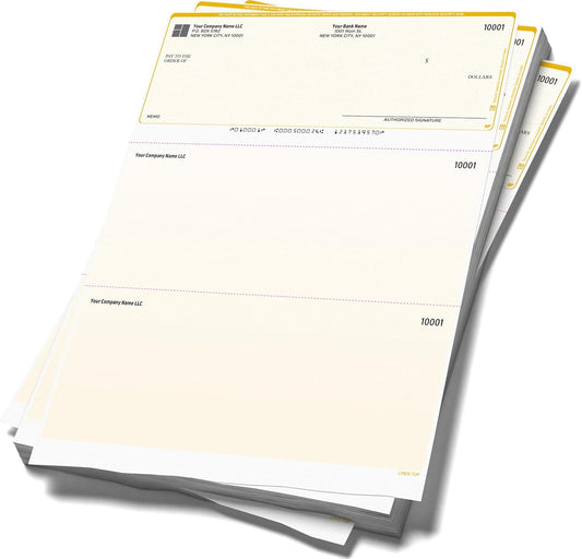 Computer Checks Compatible W/QB Check On Top [2500 Sheets]