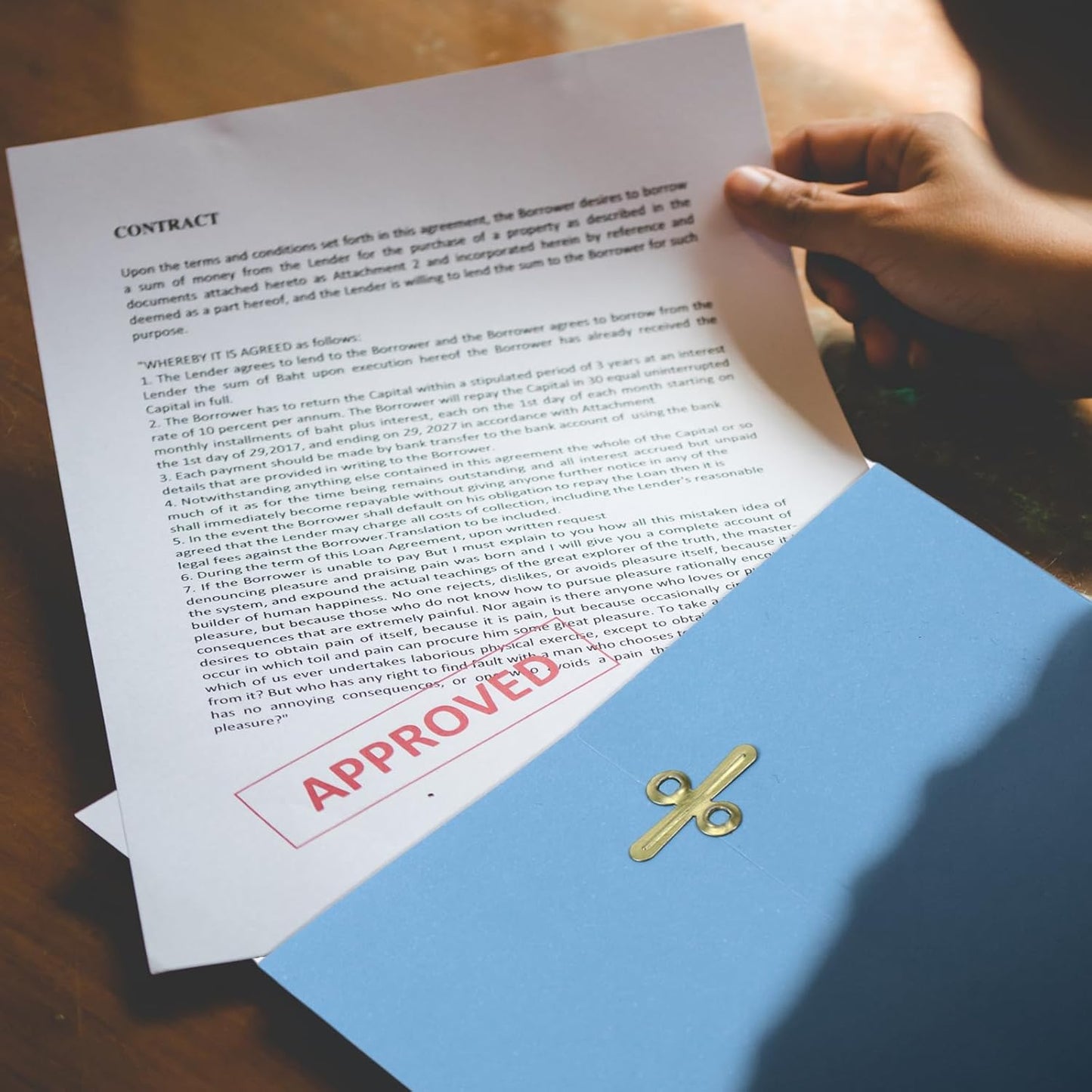 Teling 50 Pcs 5 x 7.5 Manilla Envelopes Clasp Kraft Catalog with Closure for Storing Mailing 28 lb Kraft Envelope Paper for Office Document School Business Home(Blue)