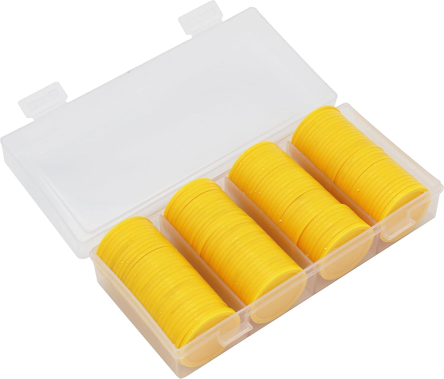 35MM/1.37-inch Box of 120 Counting Coins for Poker Chips and Game Coins (Yellow, 35MM/1.37-inch)